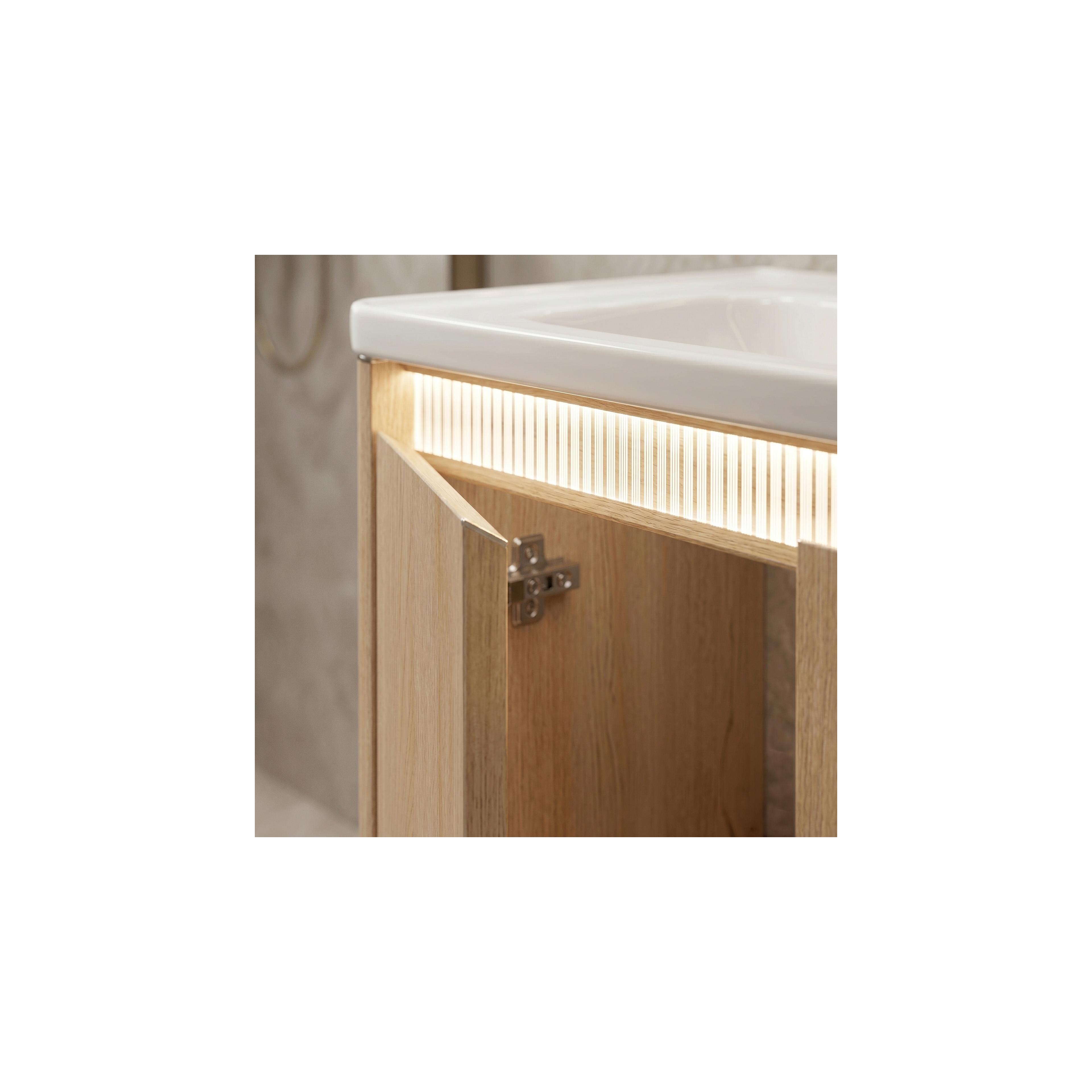 Set kupaonskog namještaja s umivaonikom DE07-70 Oak 70CM