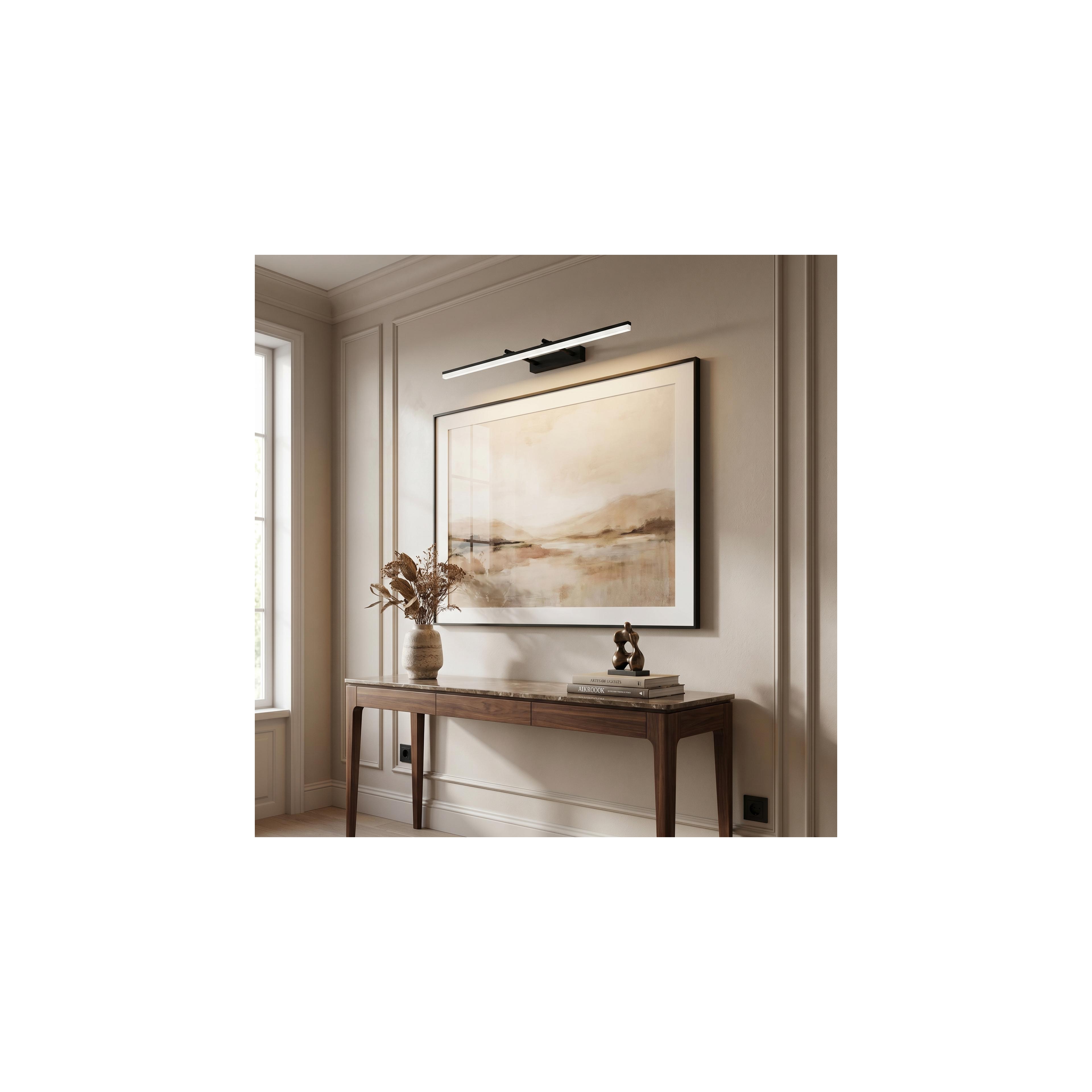 Bad LED-Wandleuchte APP1880-1W 80cm BLACK