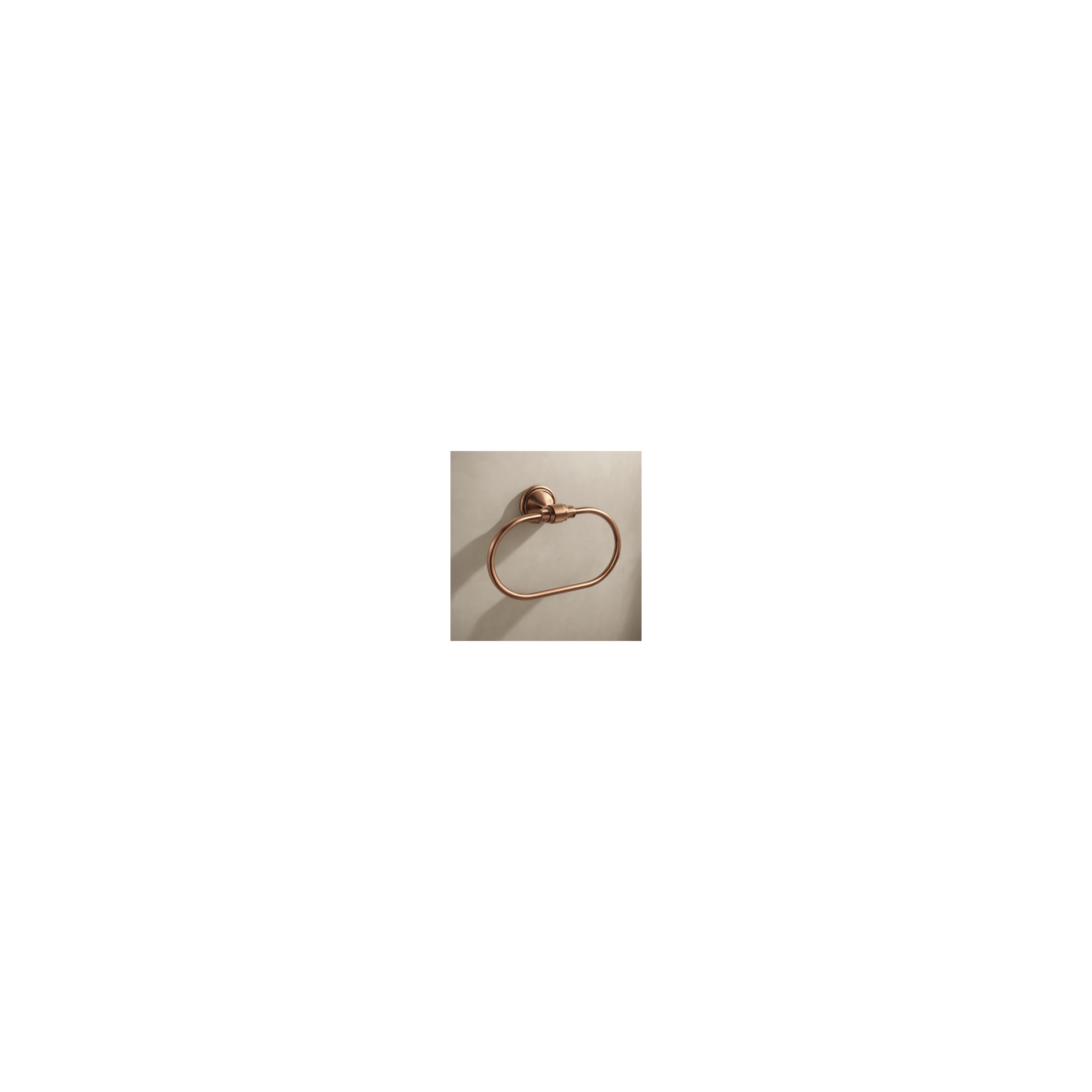 Badezimmerhaken RING 1607 Aristo Gebürstetes Kupfer