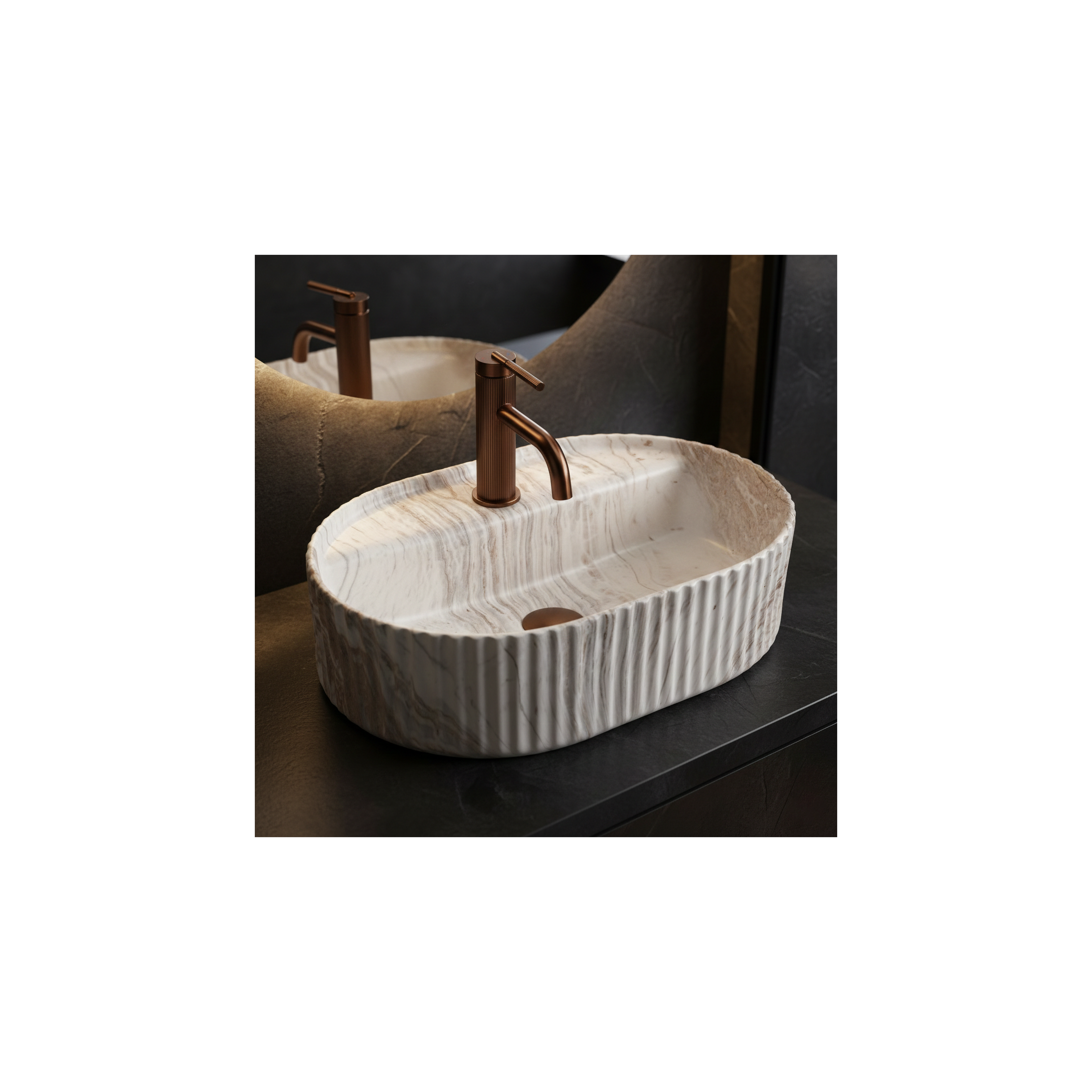 Countertop washbasin Rea Marcela 50 Saturn