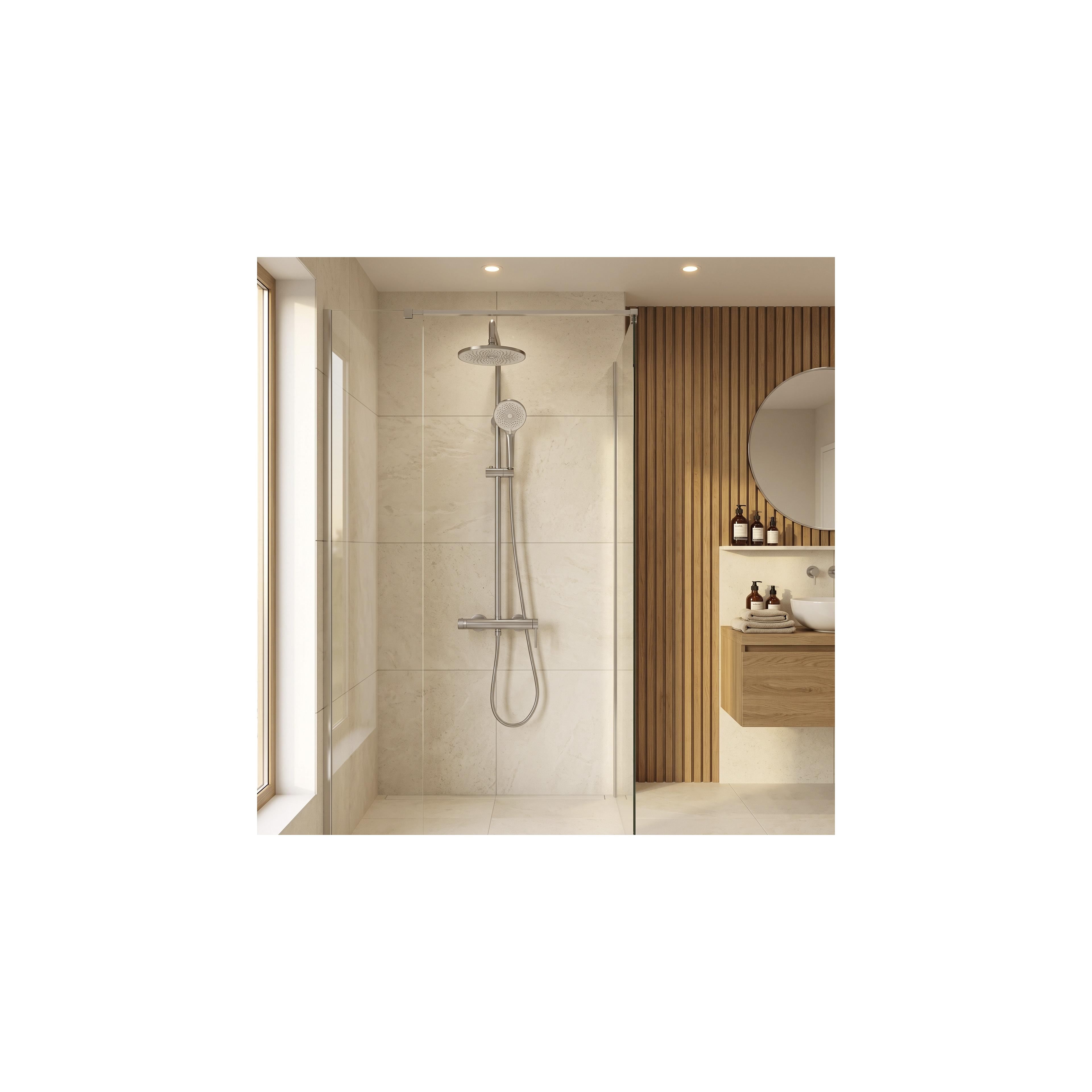 Duschgarnitur Rea Foss Clif Brush Nickel