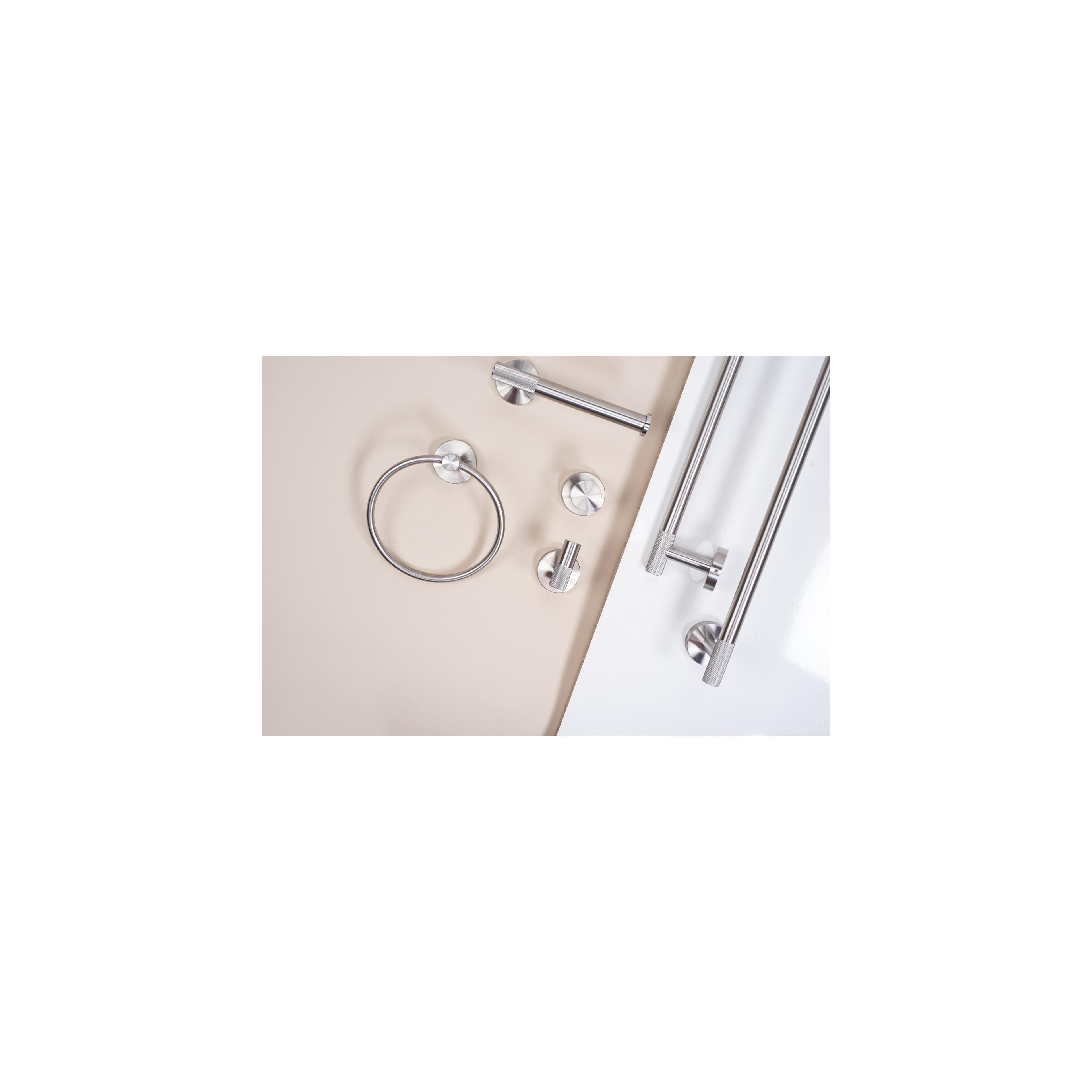 Badrumskrok RING 6610 Modern Borstad Nickel