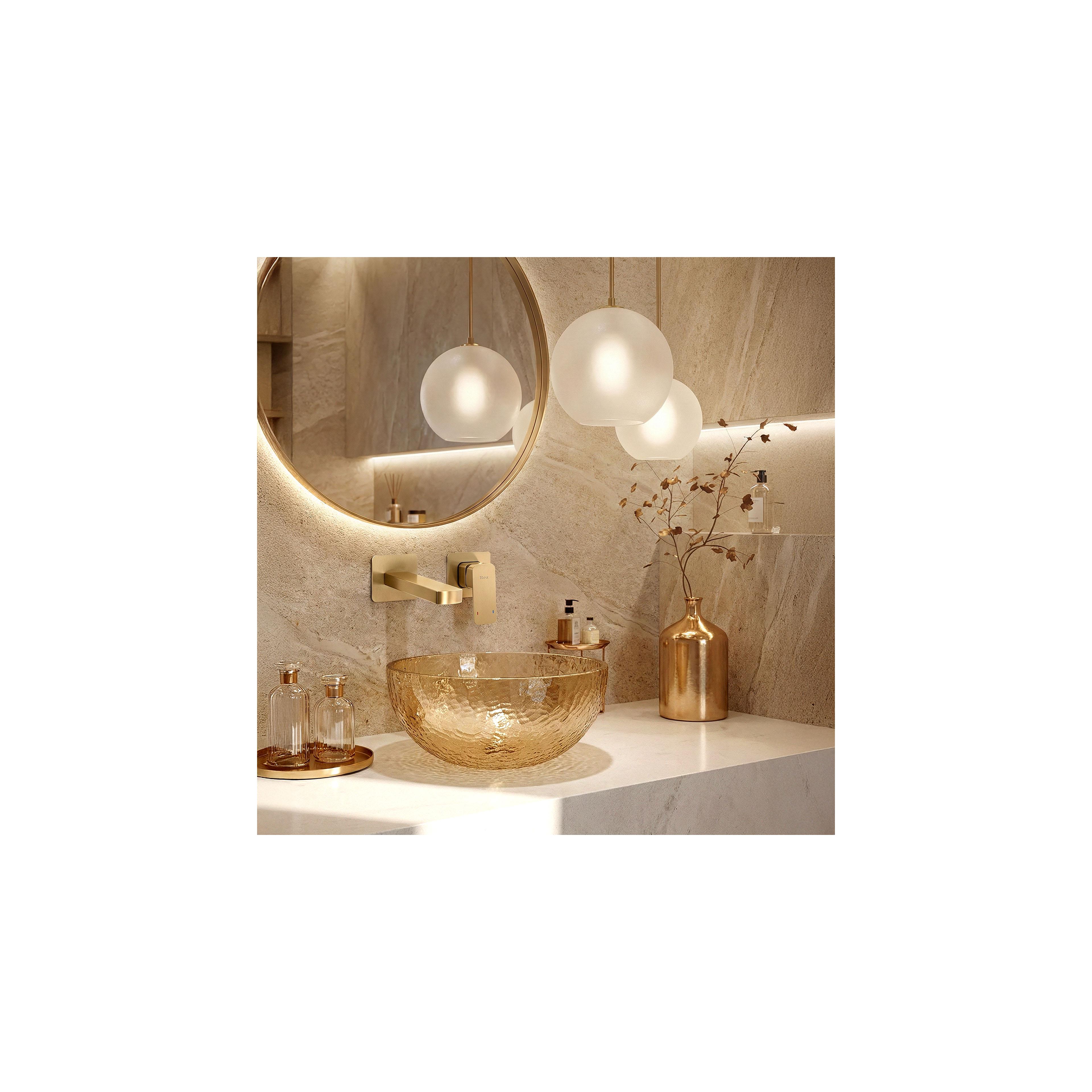 Unterputz Armatur REA Arlo Brush Gold