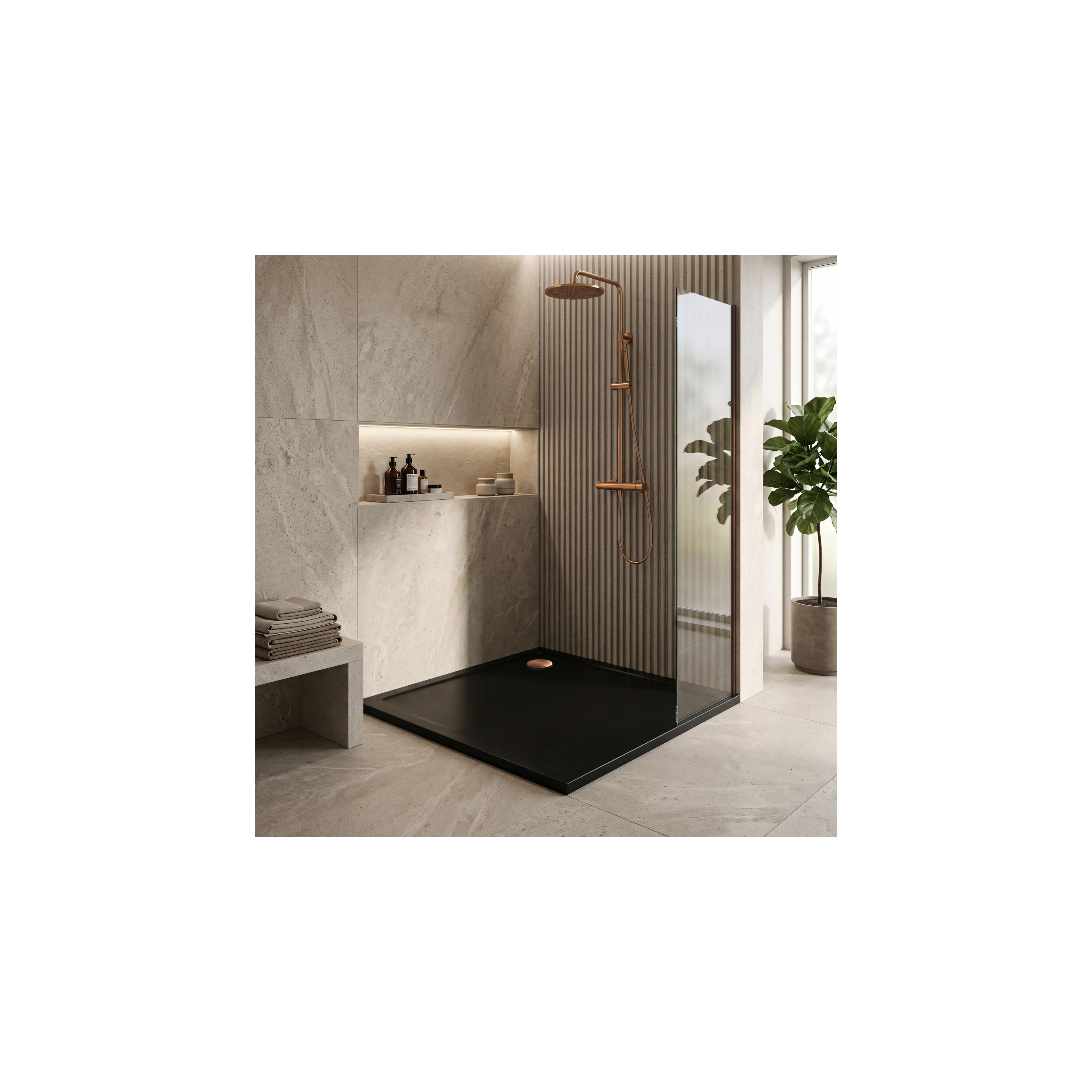Douchebak Rea Savoy Black 90x90