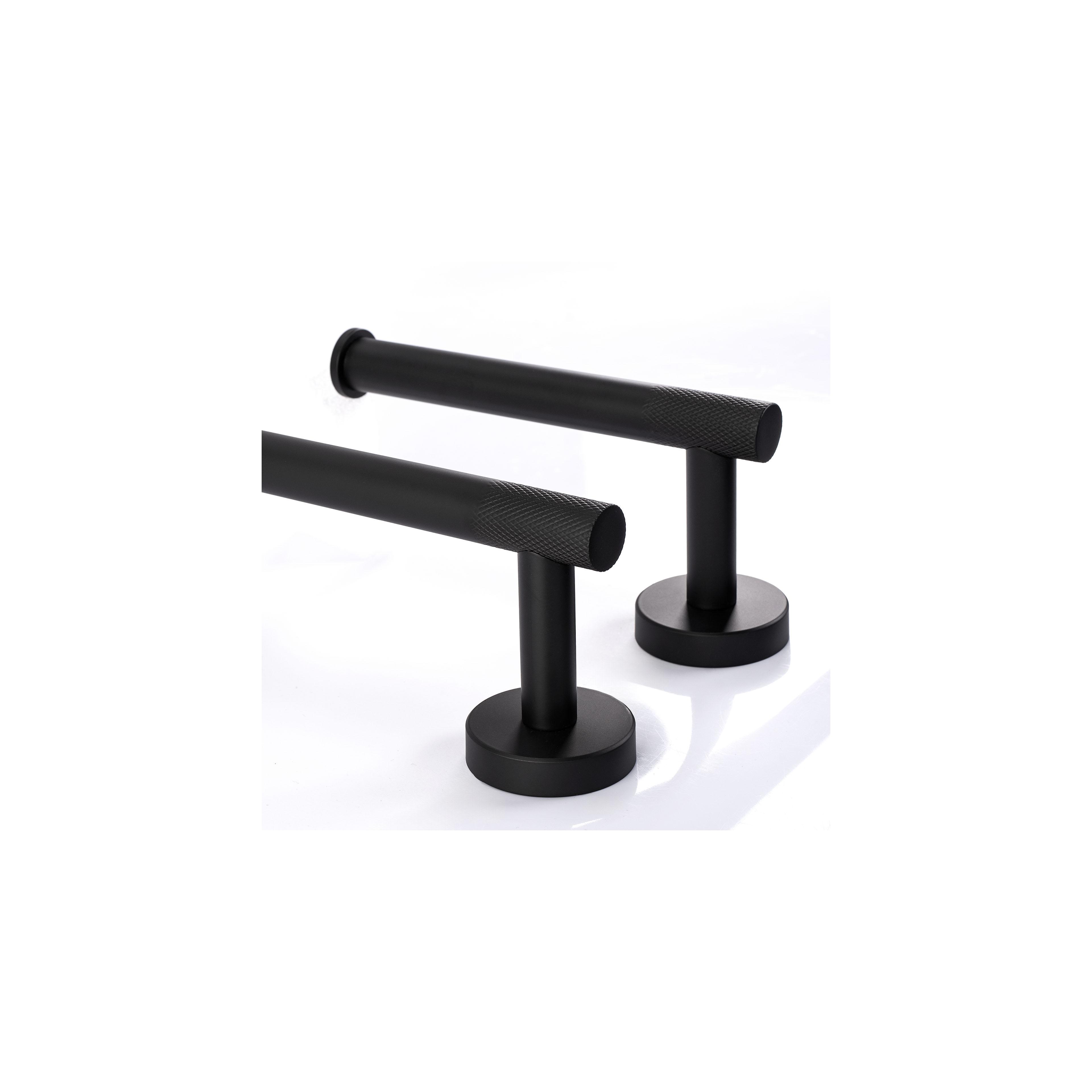 Badezimmer-Accessoire-Set GRID Black 4-teilig