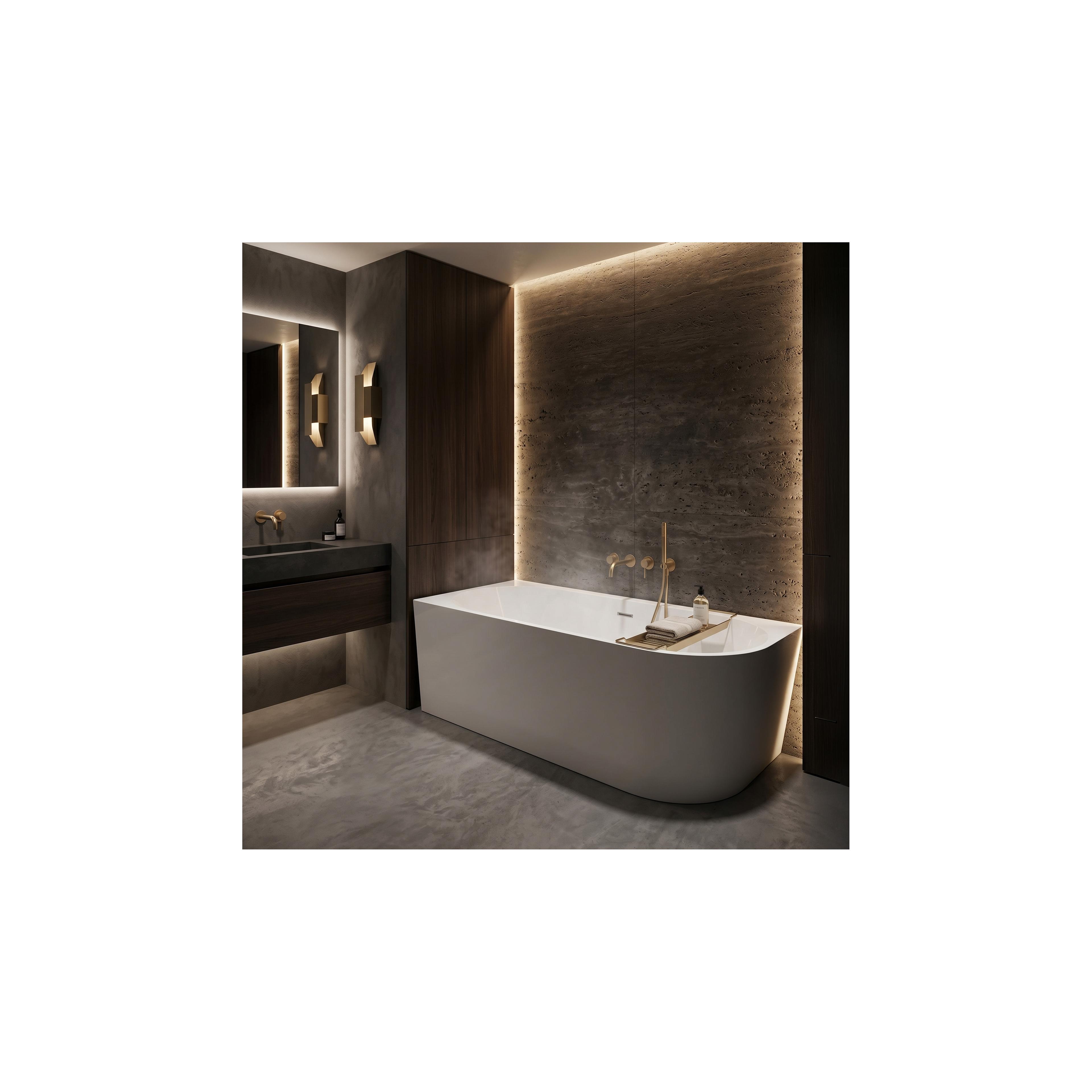 Eckbadewanne aus Acryl REA Bellanto Slim 150 Left