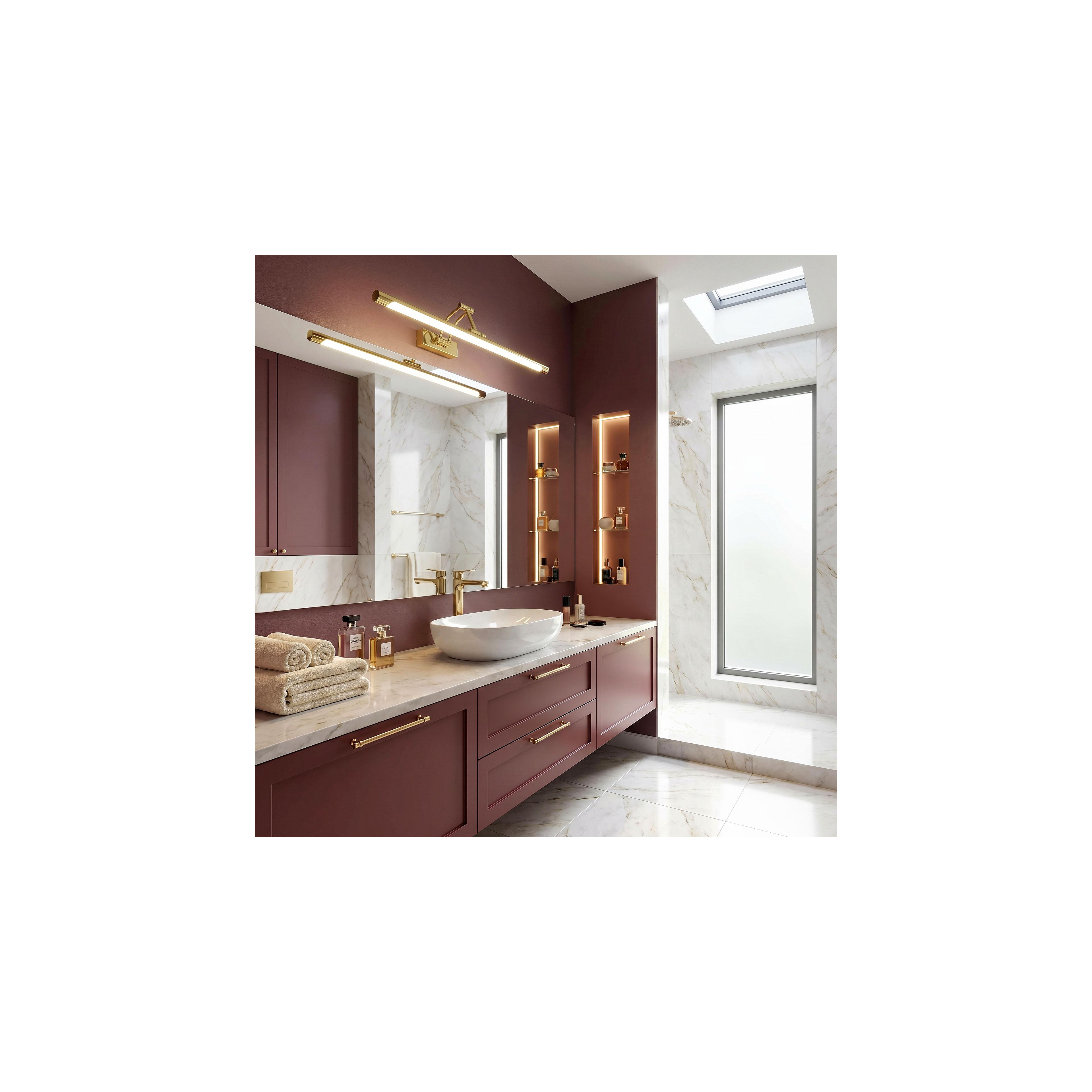 LED аплик за баня SWE020-1W 60cm Gold
