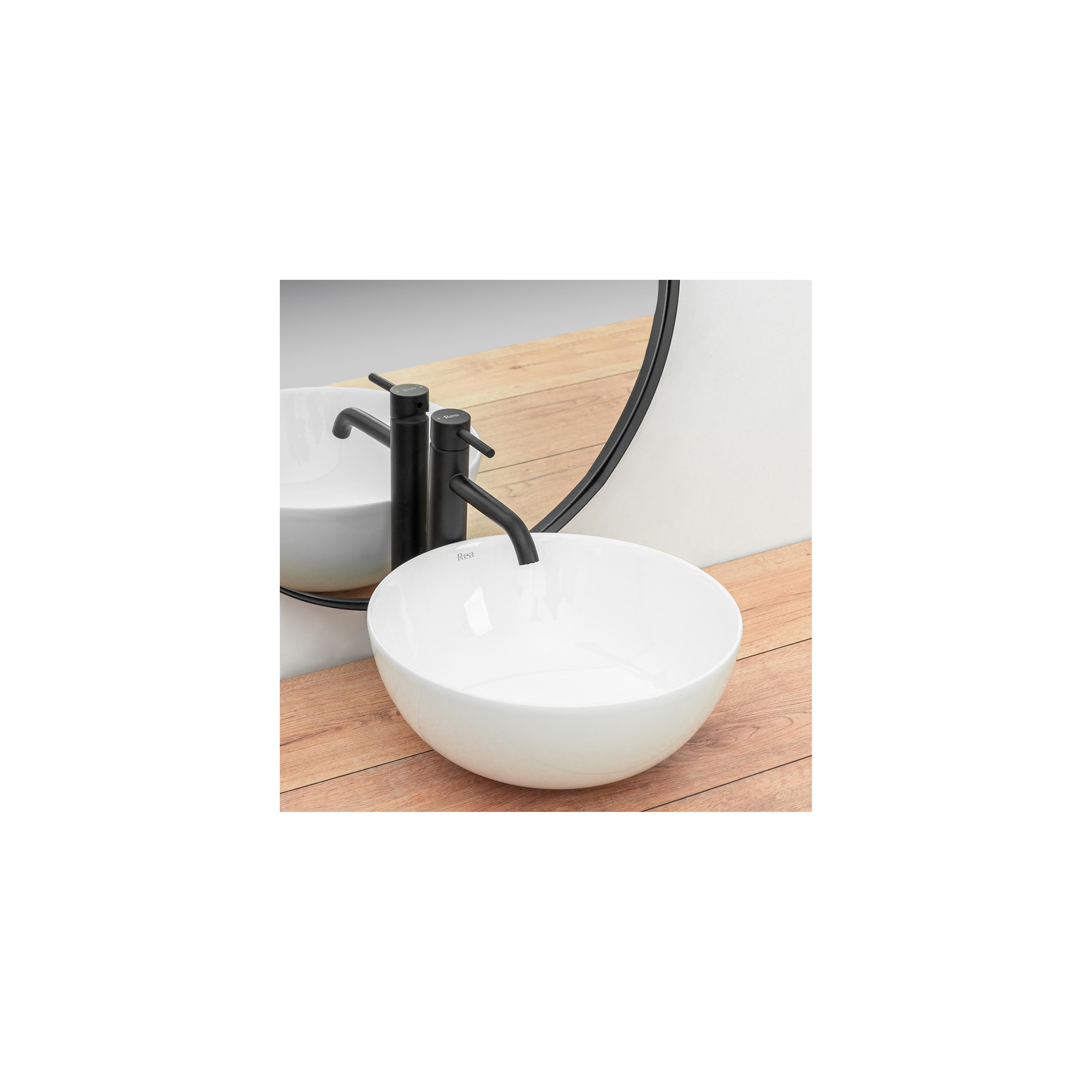 Aufsatzwaschbecken Stella white