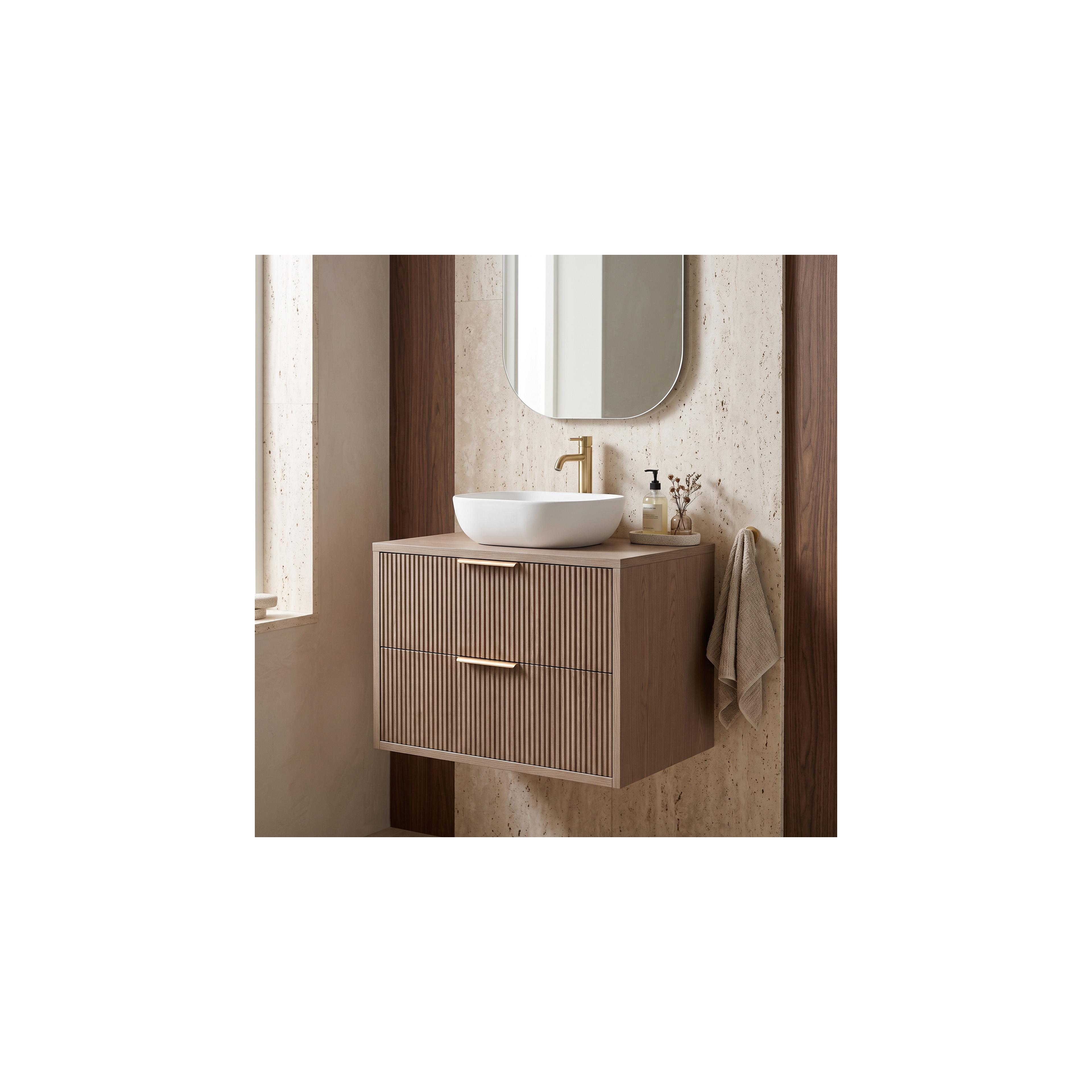 Waschtischunterschrank Rea Mono 60cm Grey Oak