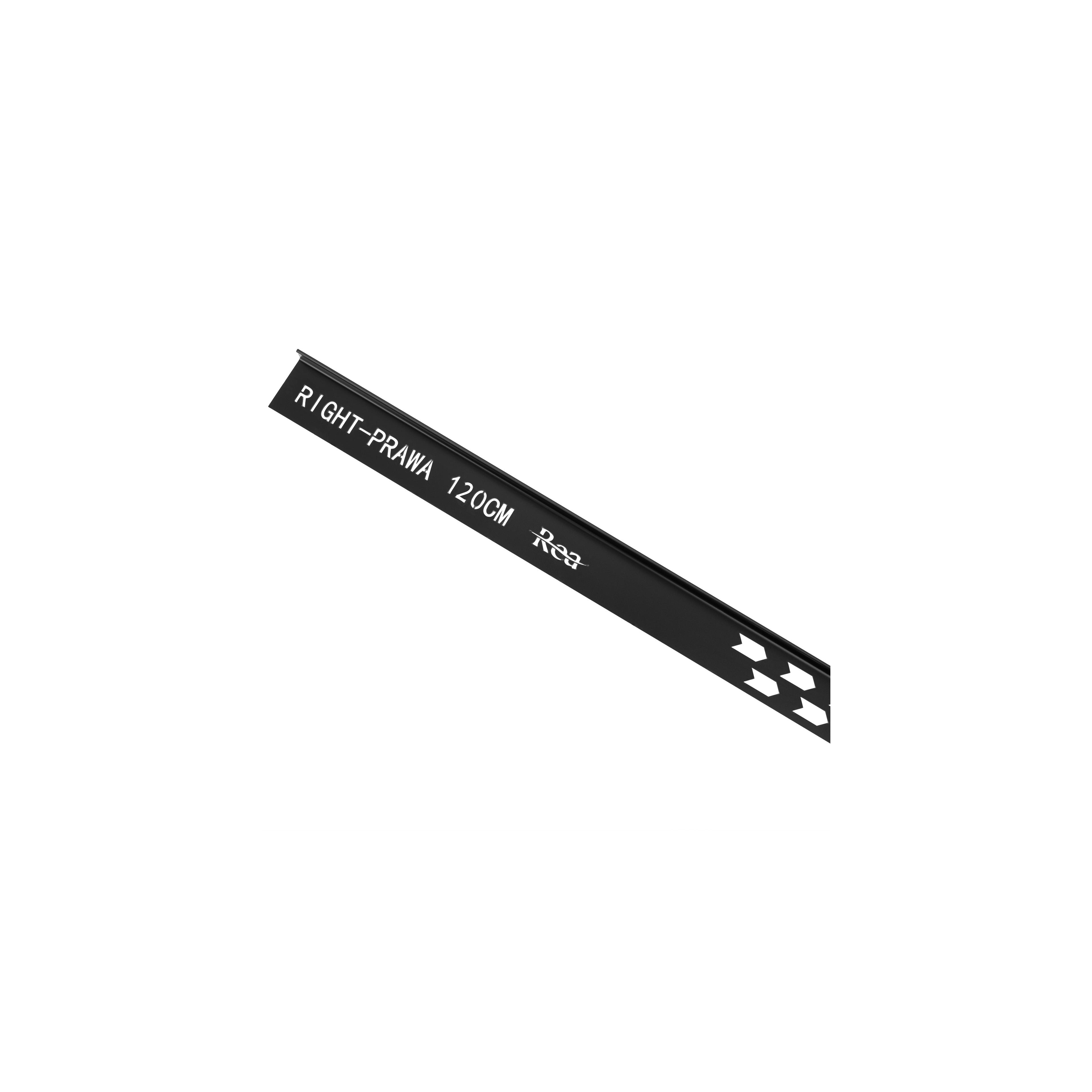 Наклонная планка для душевого поддона 120cm Black