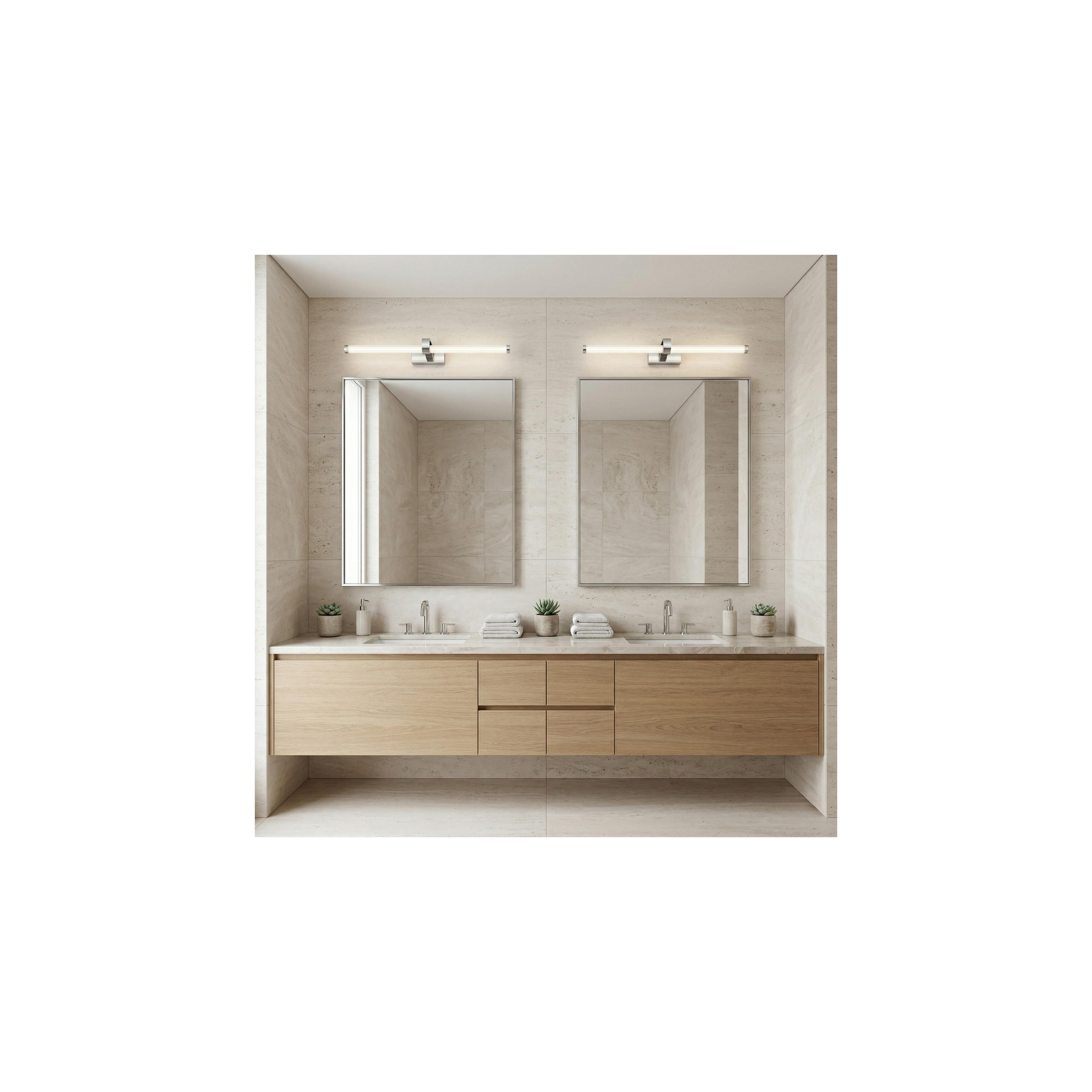 Bad LED-Wandleuchte APP1882-1W 60cm CHROME