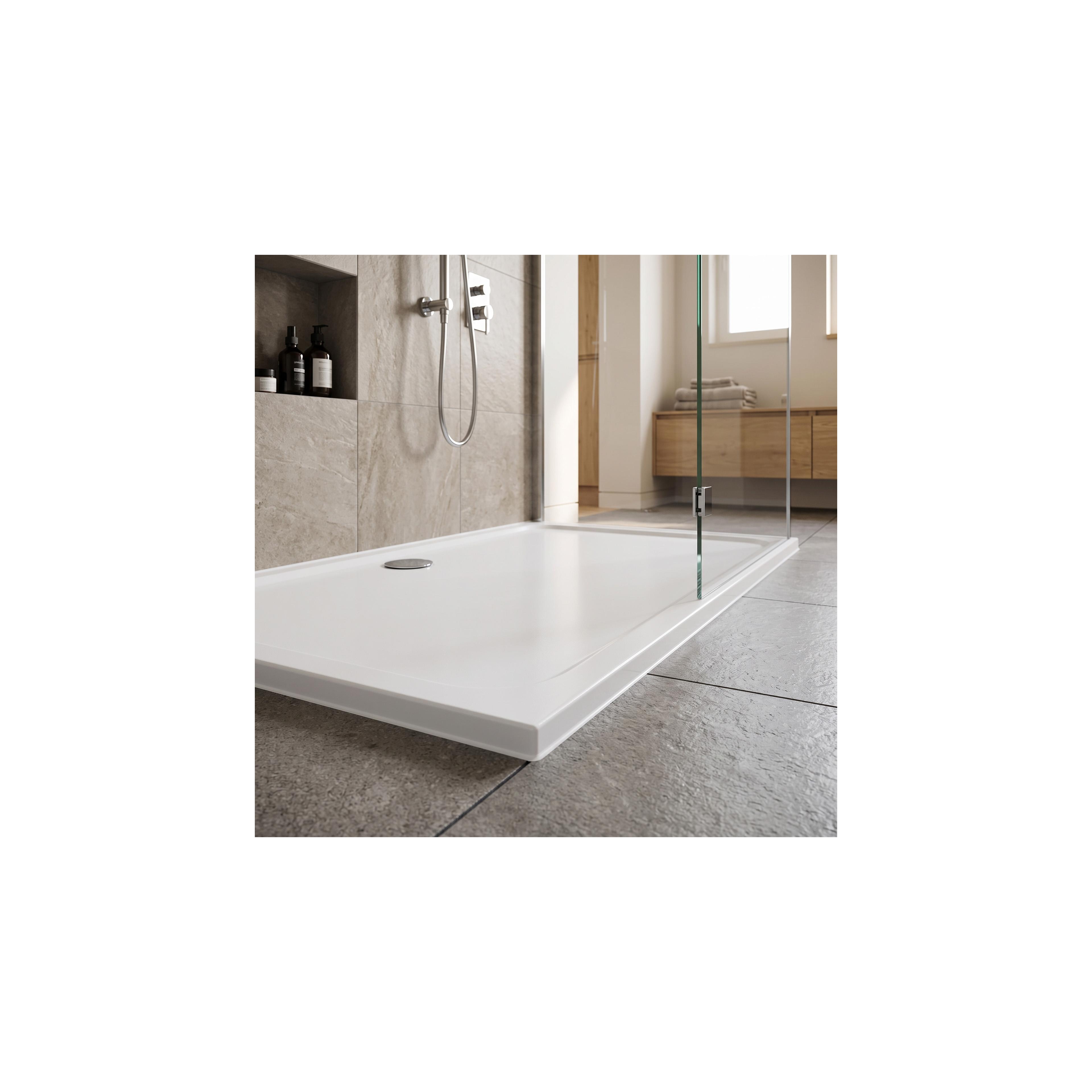shower tray Rea Belmond White 90x120 Chrome