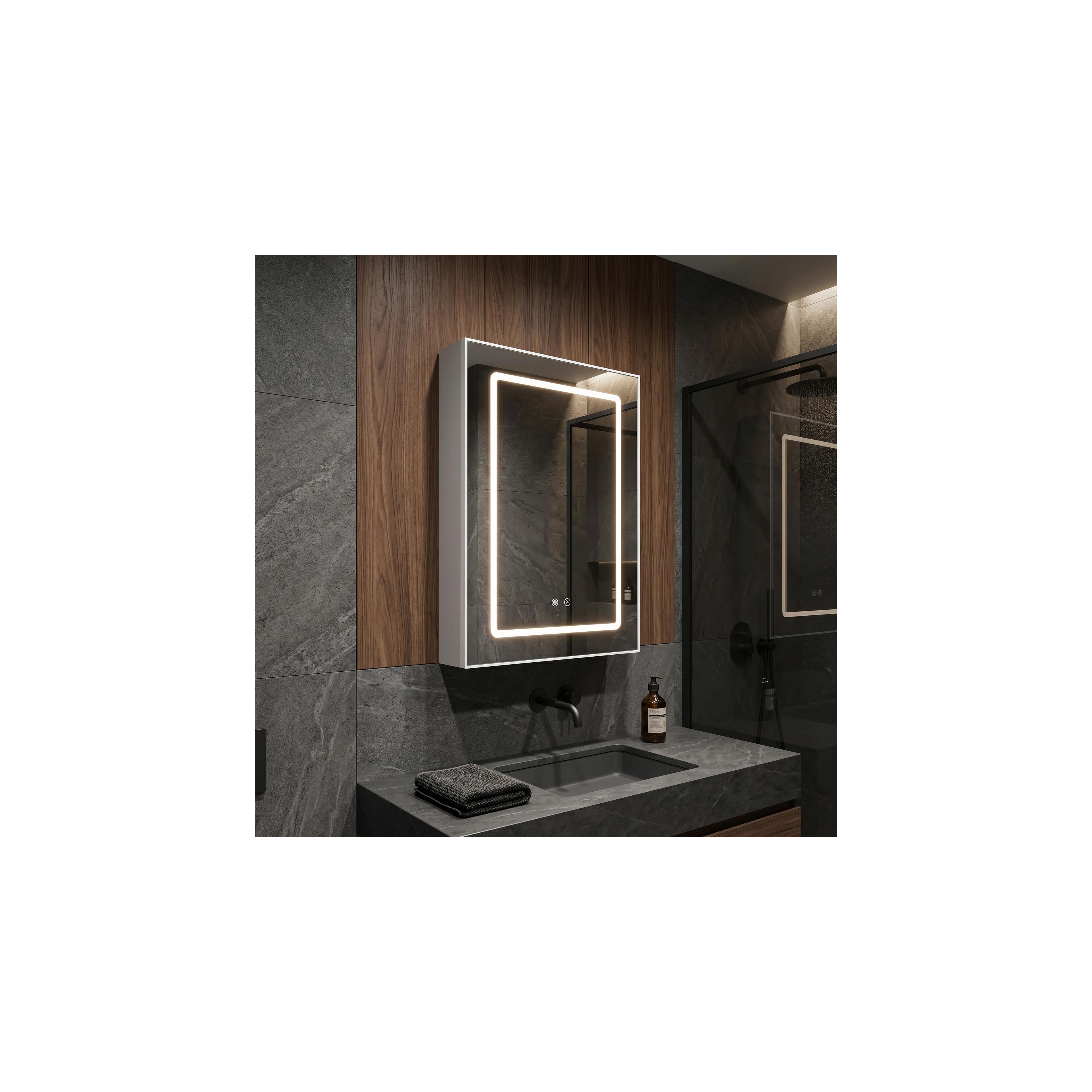 LED mirror cabinet Rea Zenit 70x50cm