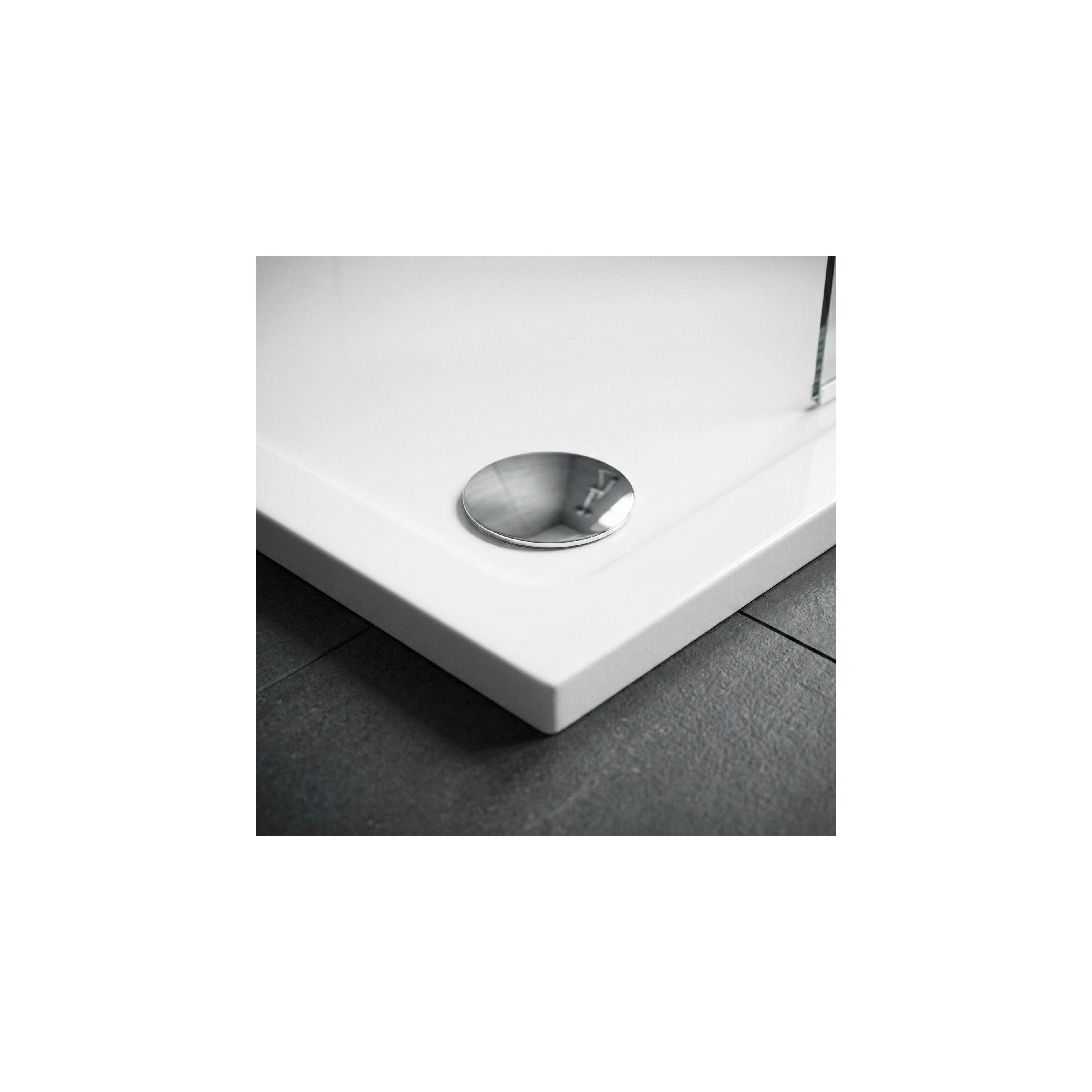 Acryl Duschwanne Rea Belmond White 80x80 Chrome