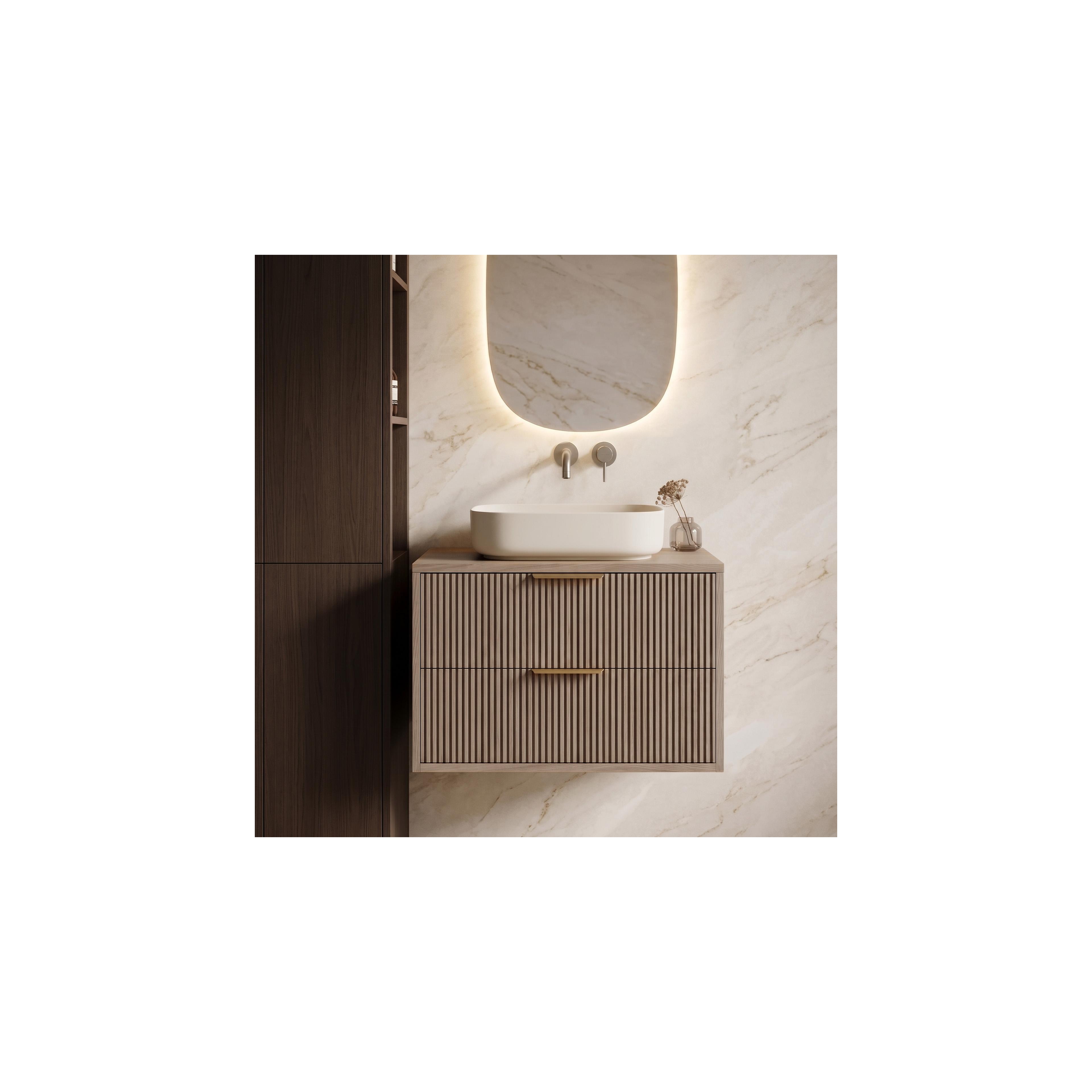 Waschtischunterschrank Rea Mono 60cm Grey Oak