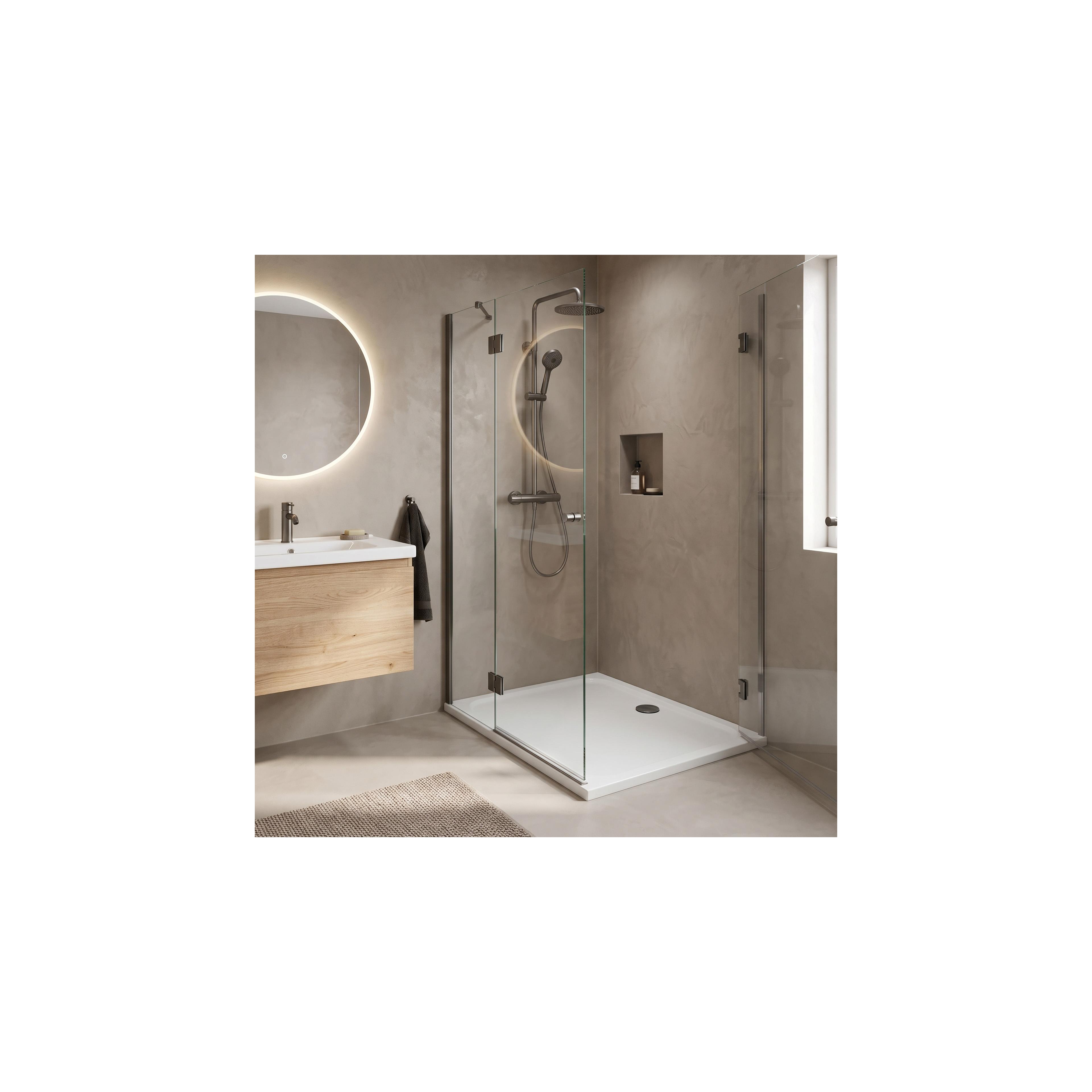 Acryl Duschwanne Rea Belmond White 80x100 Titan