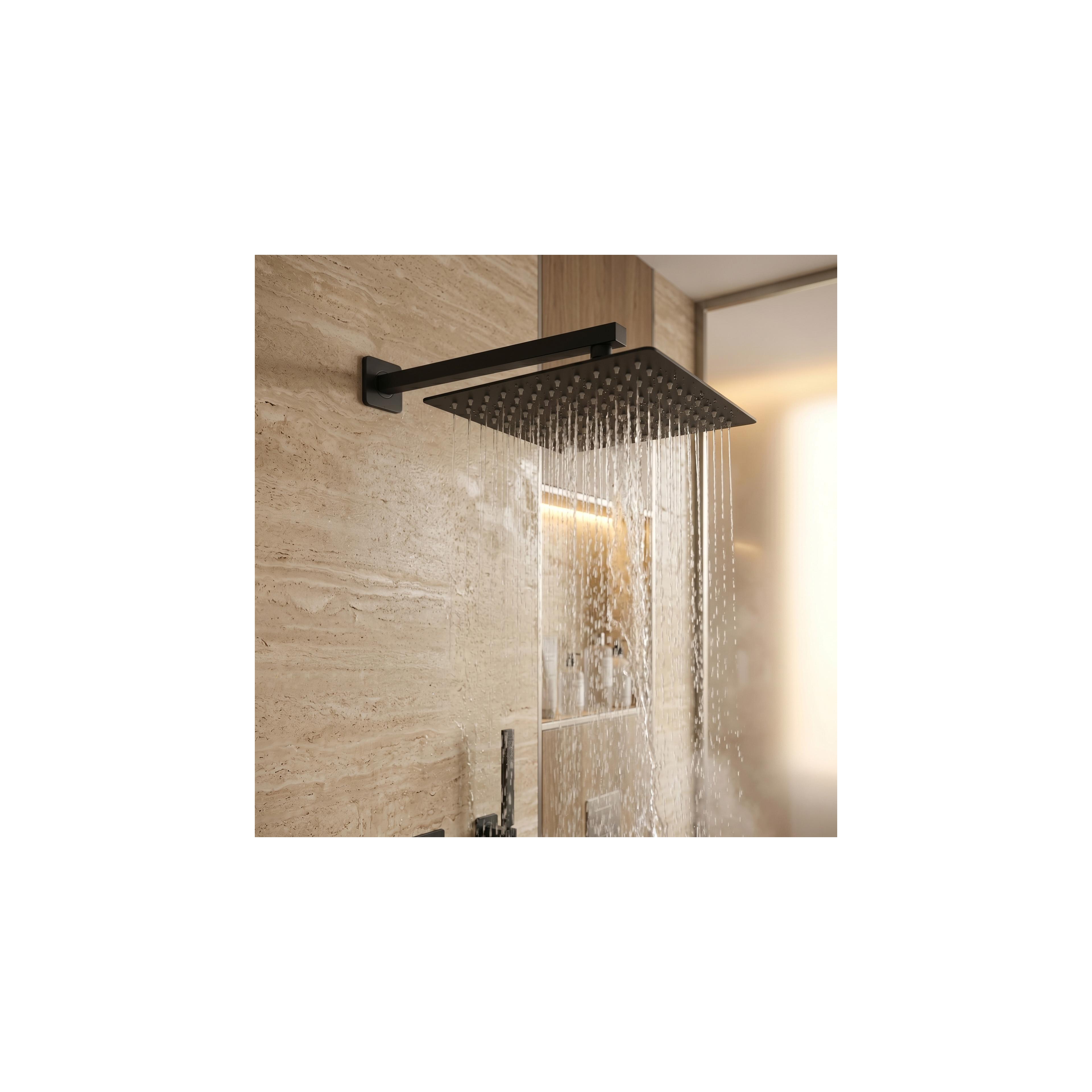Квадратен душ пита REA JS-P015B 30cm Black