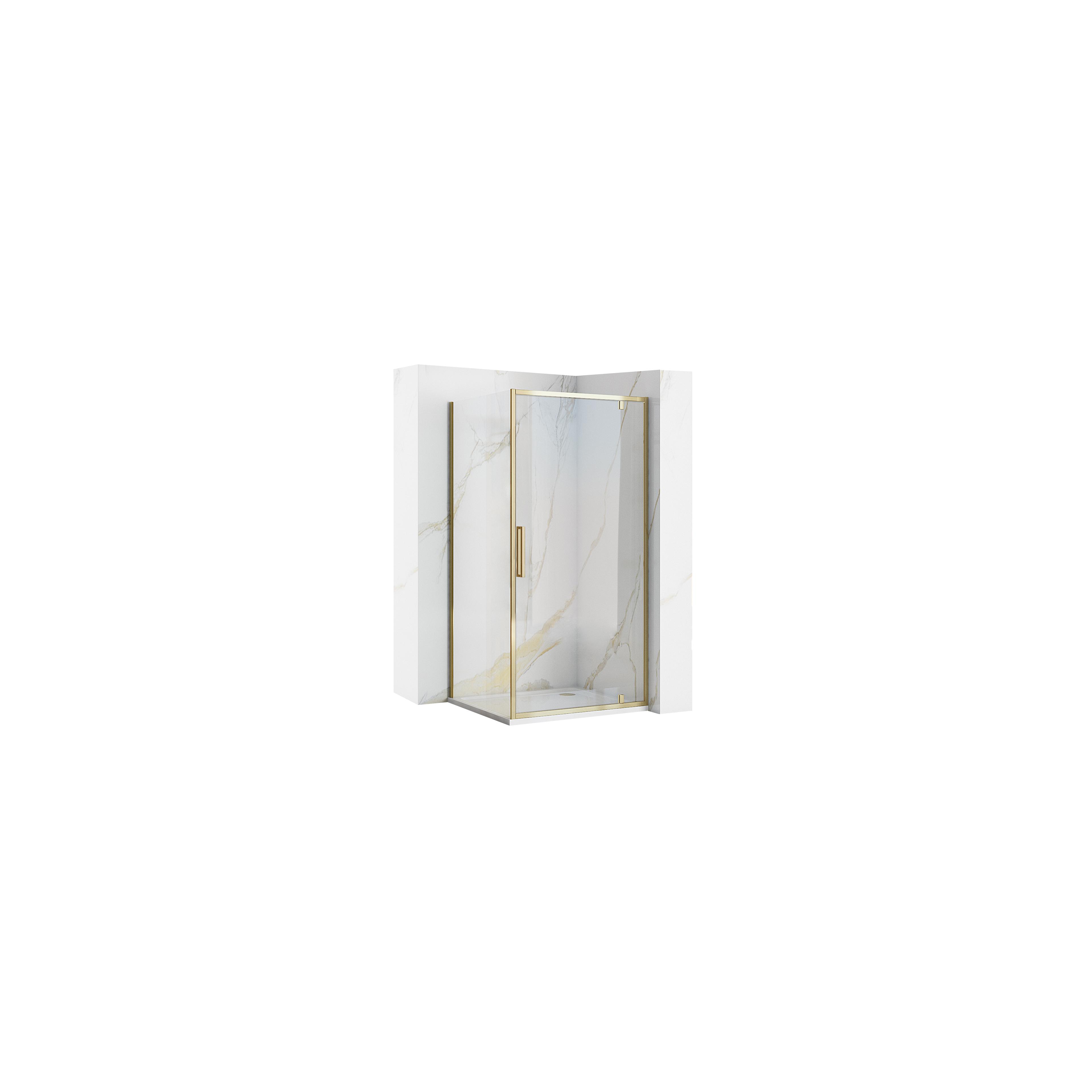 Duschkabine REA Rapid Swing Gold