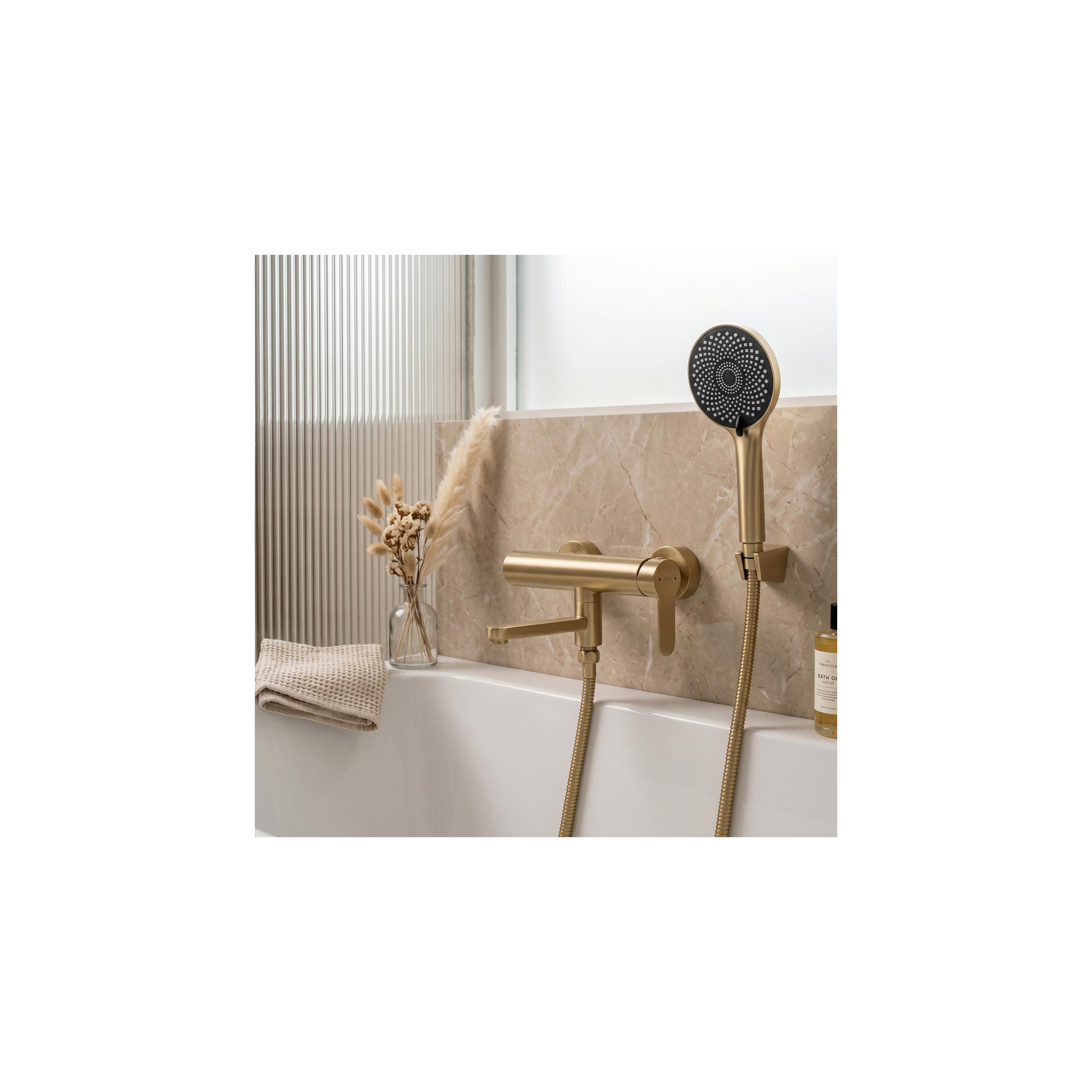 Wannenarmatur Rea Arcos Brushed Gold
