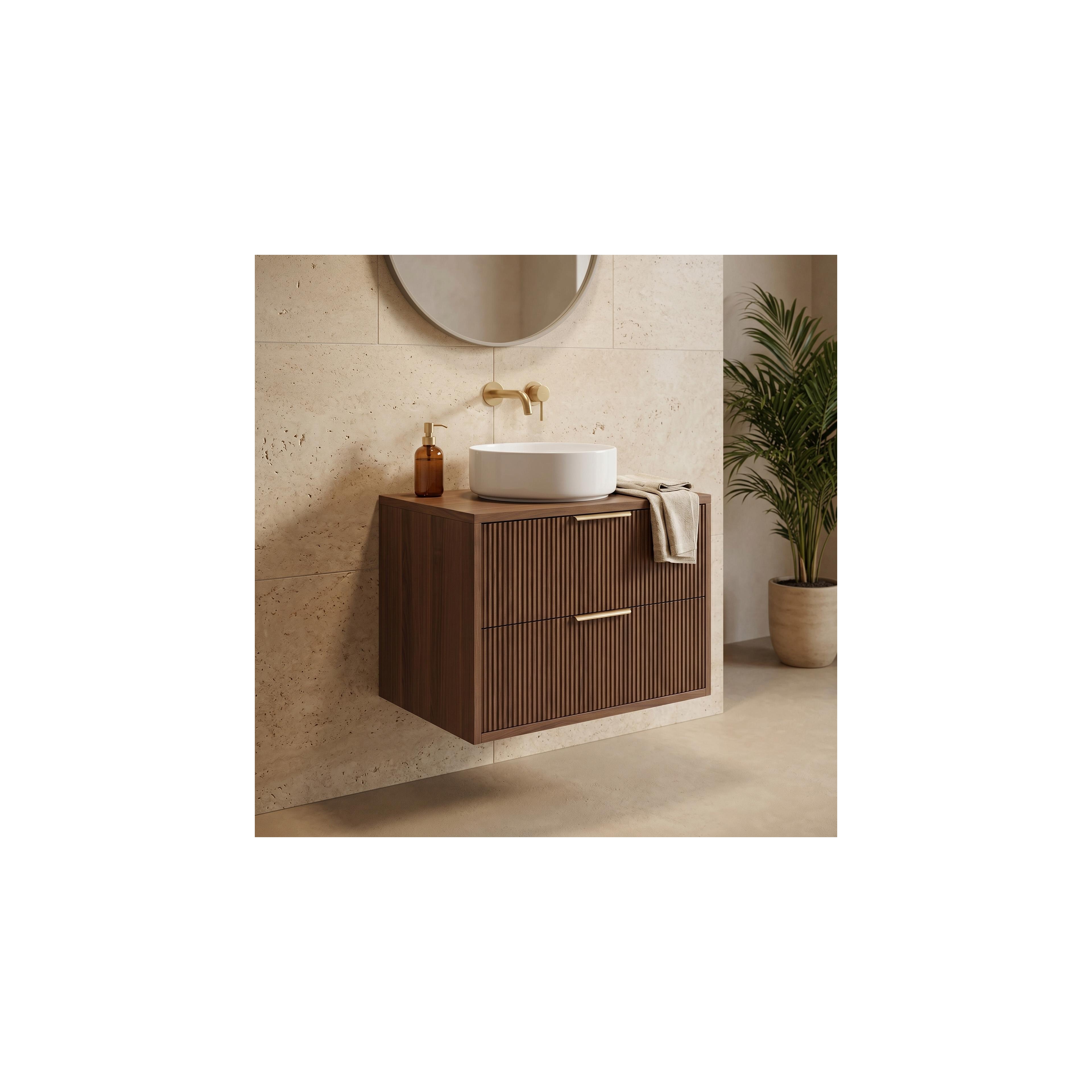 Waschtischunterschrank Rea Mono 60cm Brown