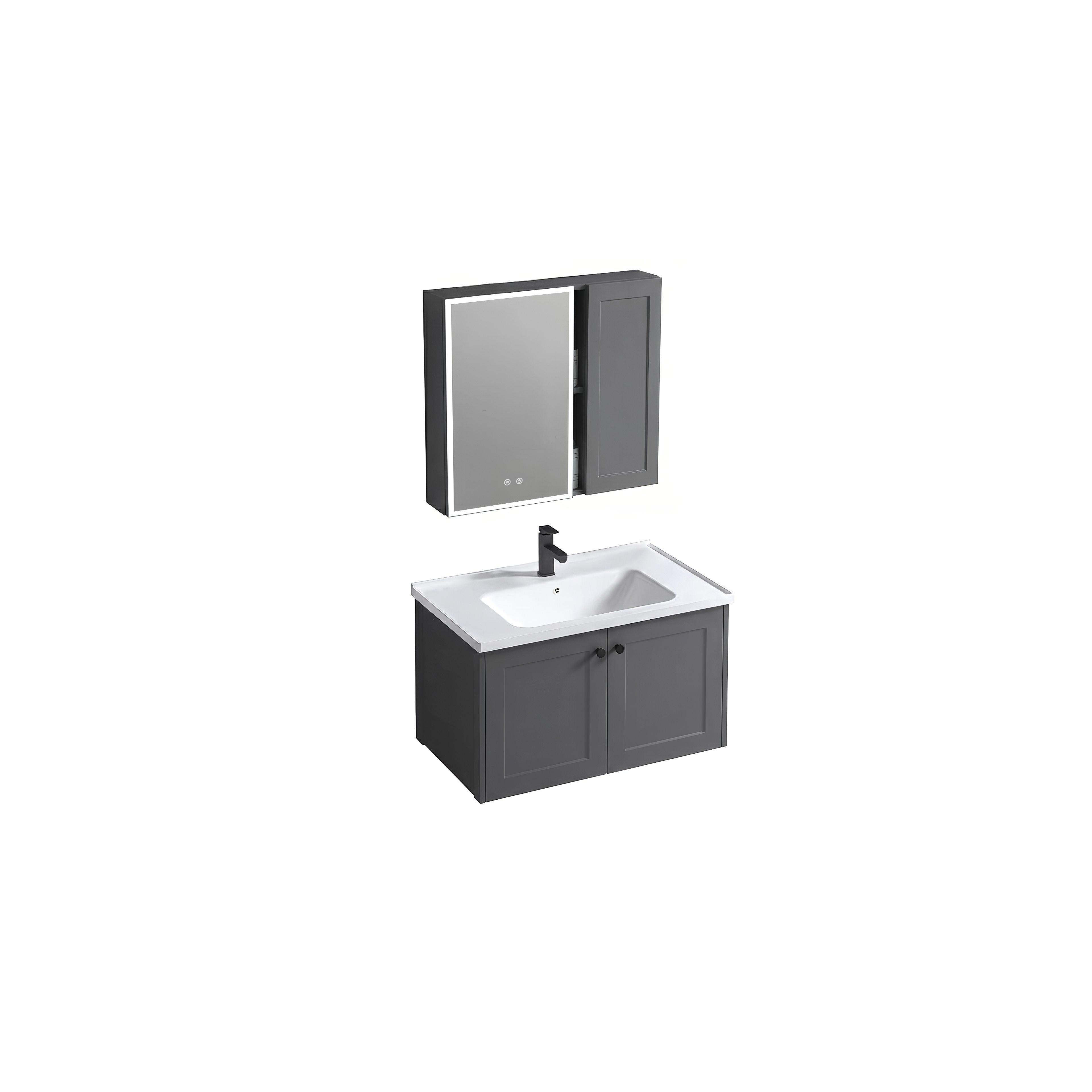 Fürdőszobabútor szett mosdóval Monti 60cm Grey