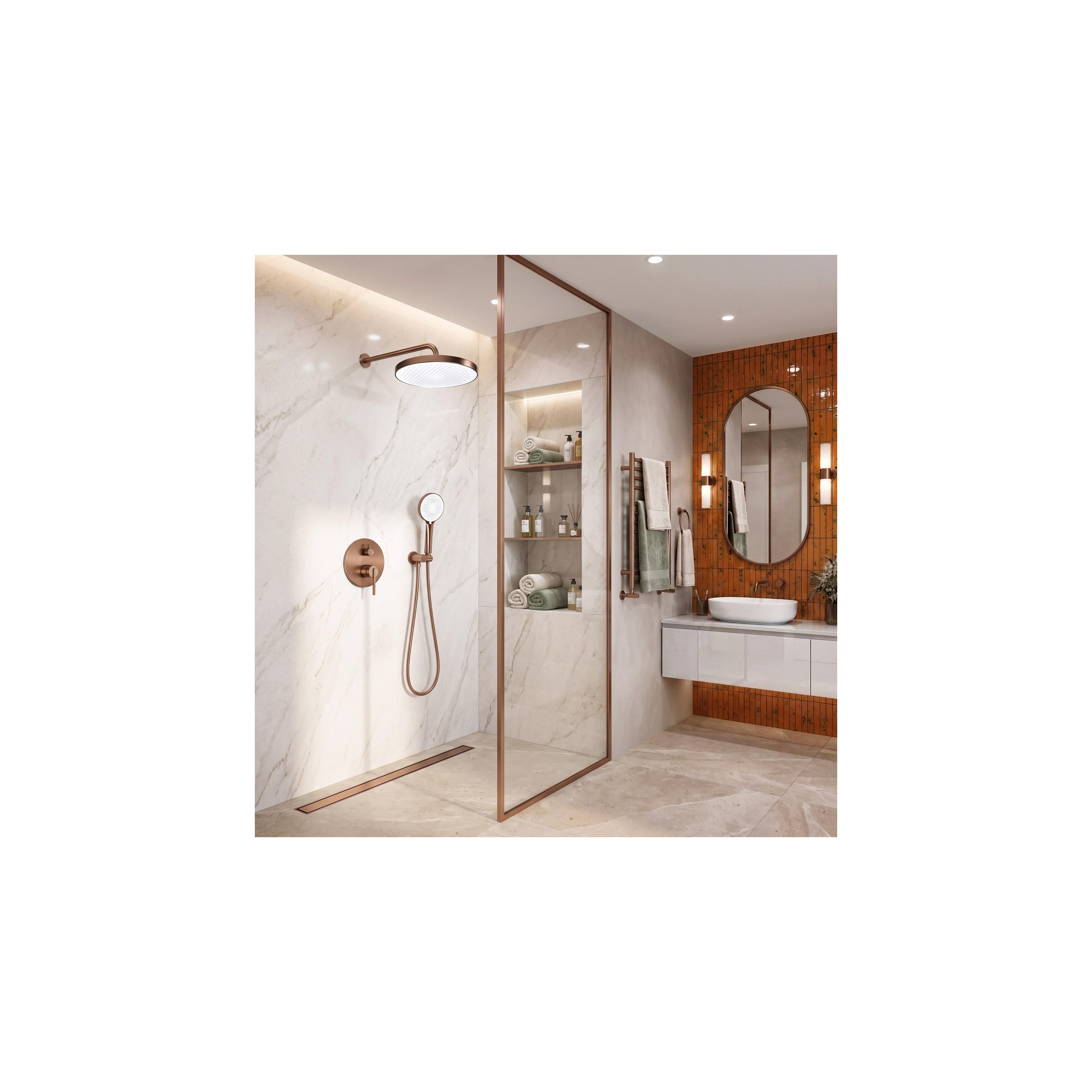 Shower system Rea Grace Brush Copper + BOX
