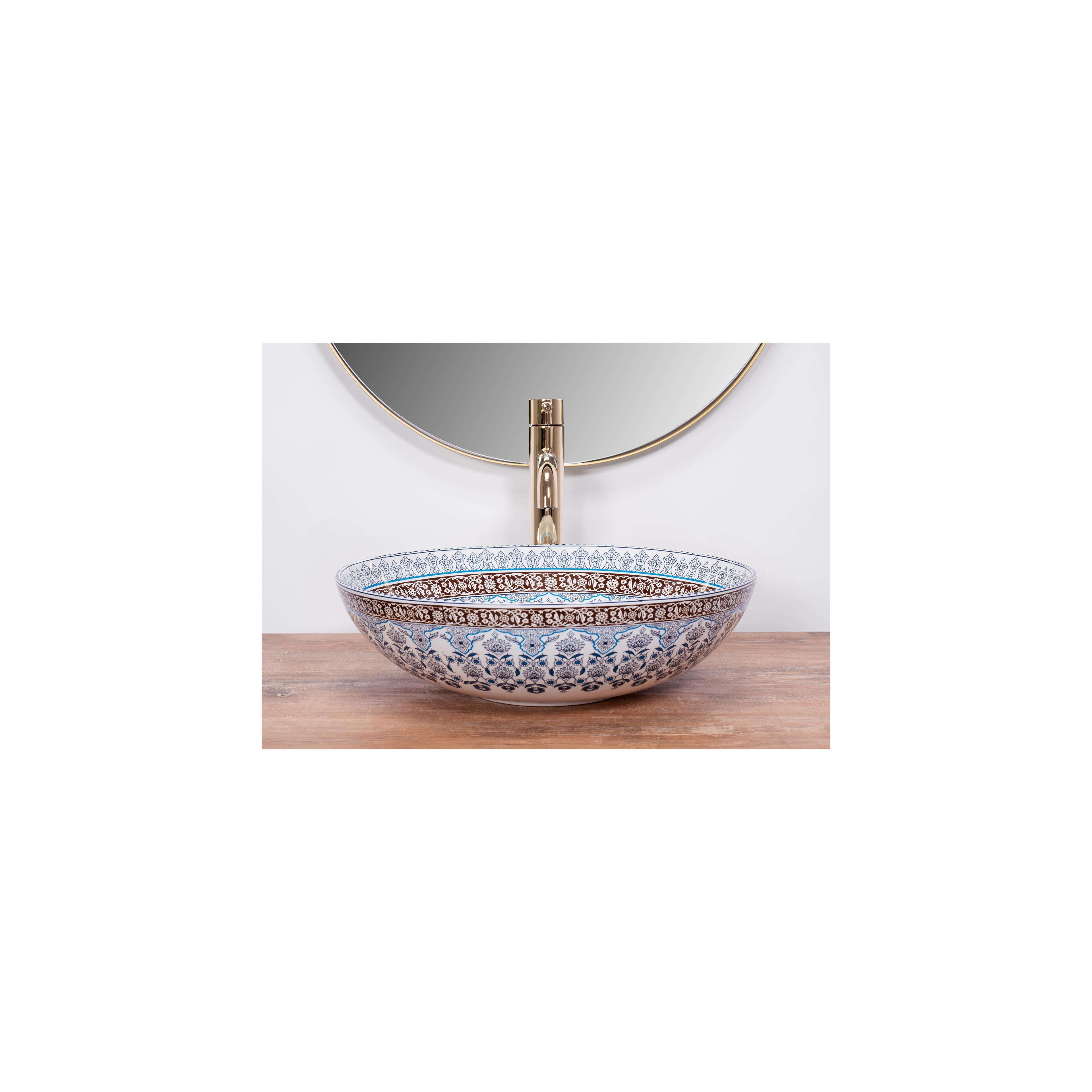 Countertop washbasin Rea Arte Blue