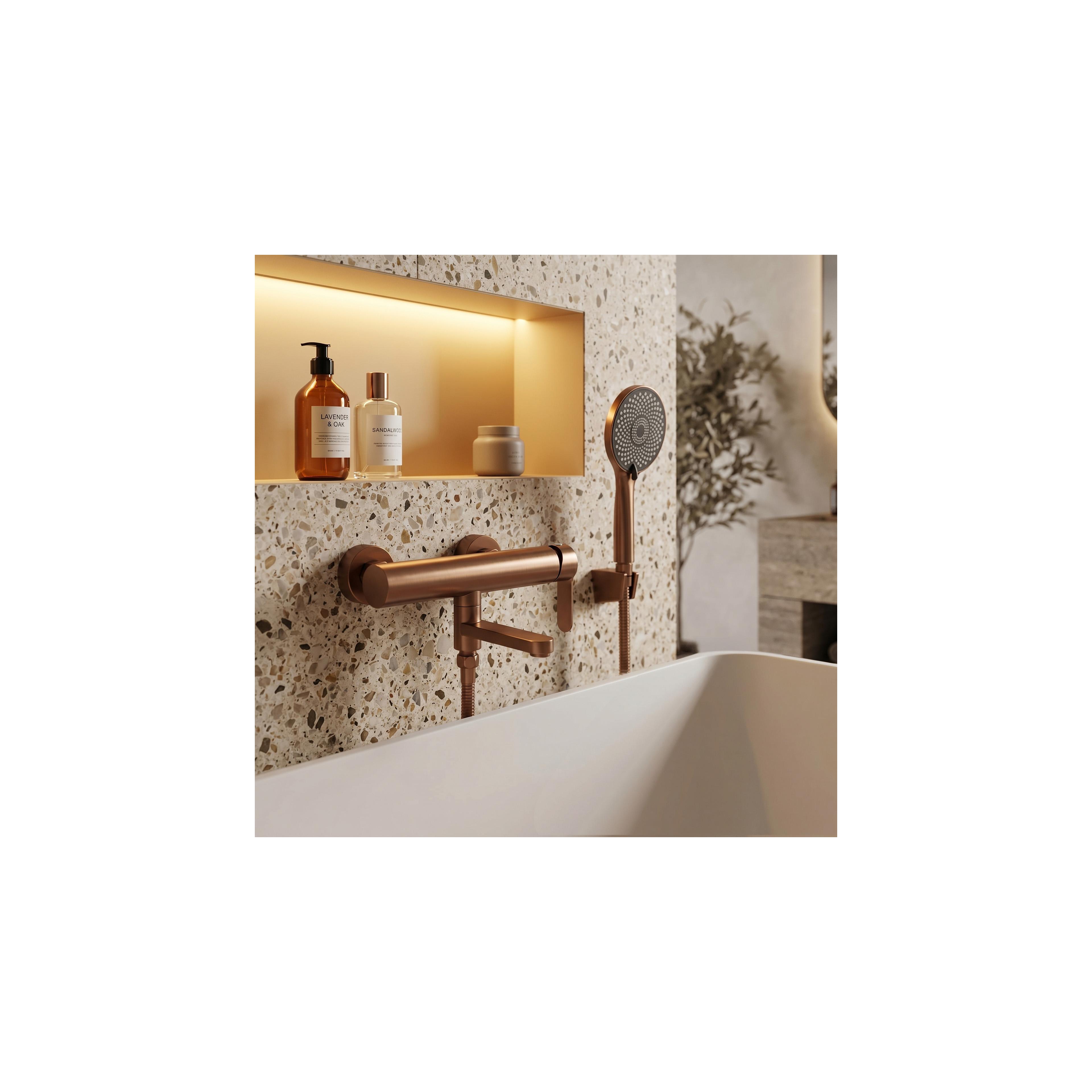 Wannenarmatur Rea Arcos Brushed Copper