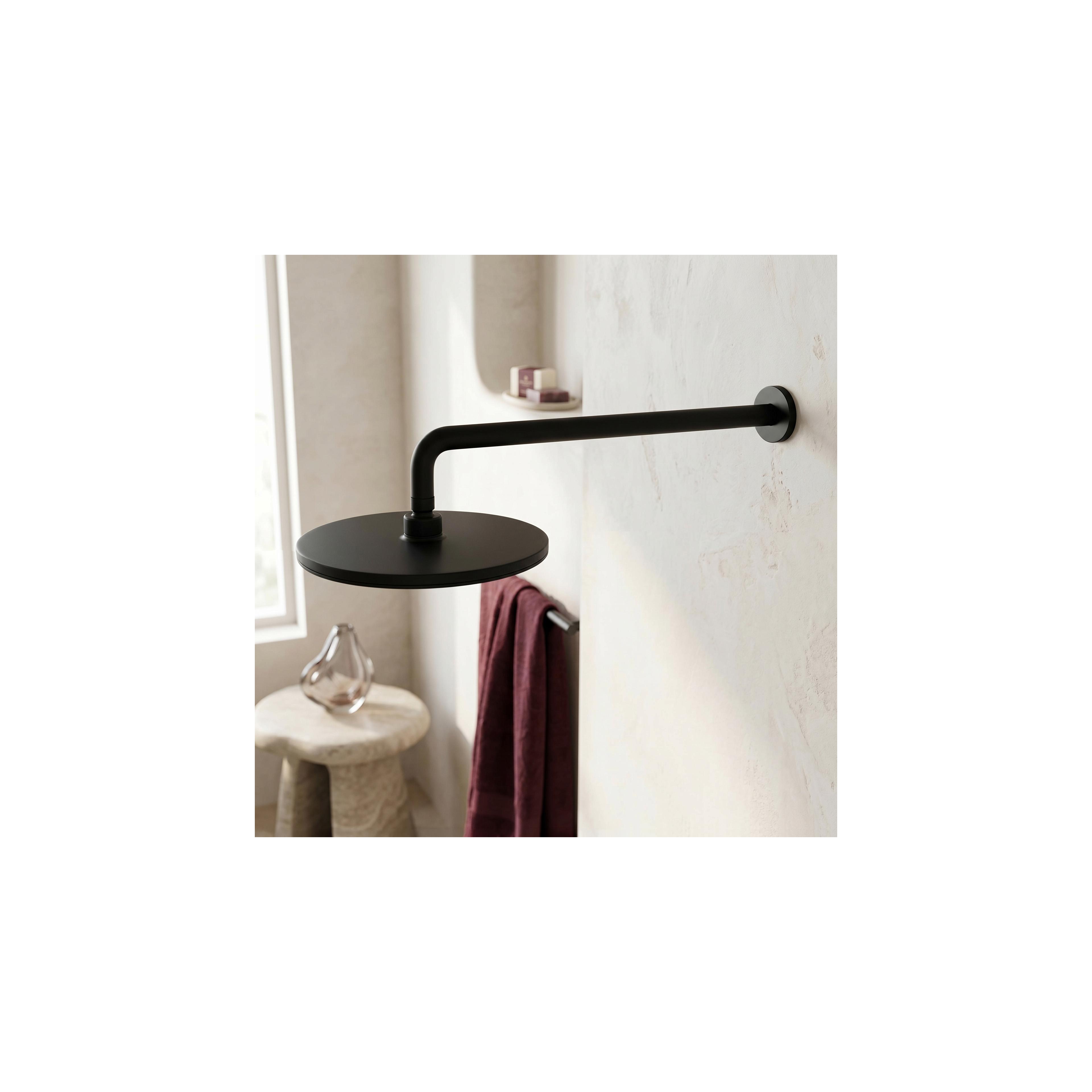 Okrugla tuš ruža REA JS-021B Black