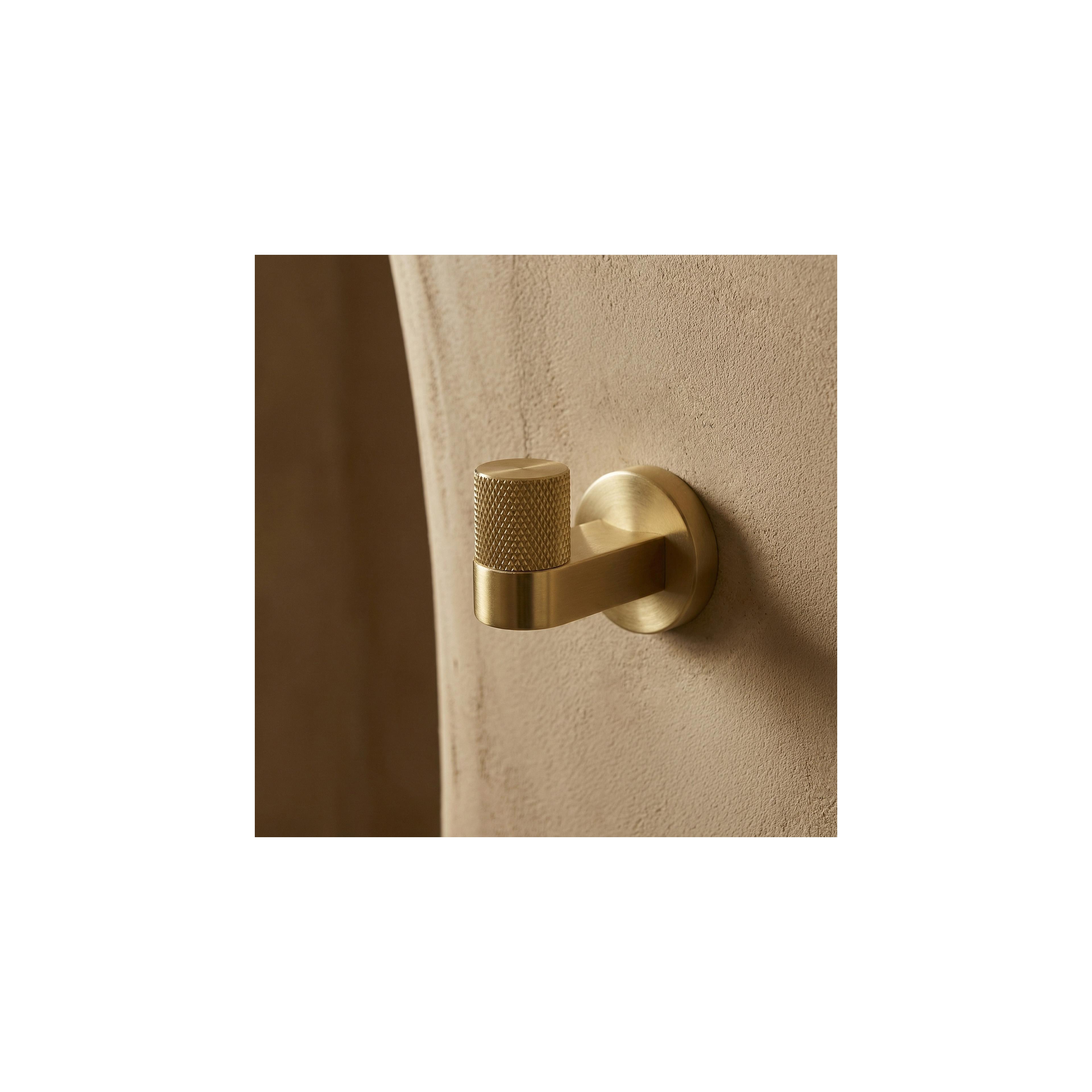 Bathroom hook 39104 ORI Brush Gold