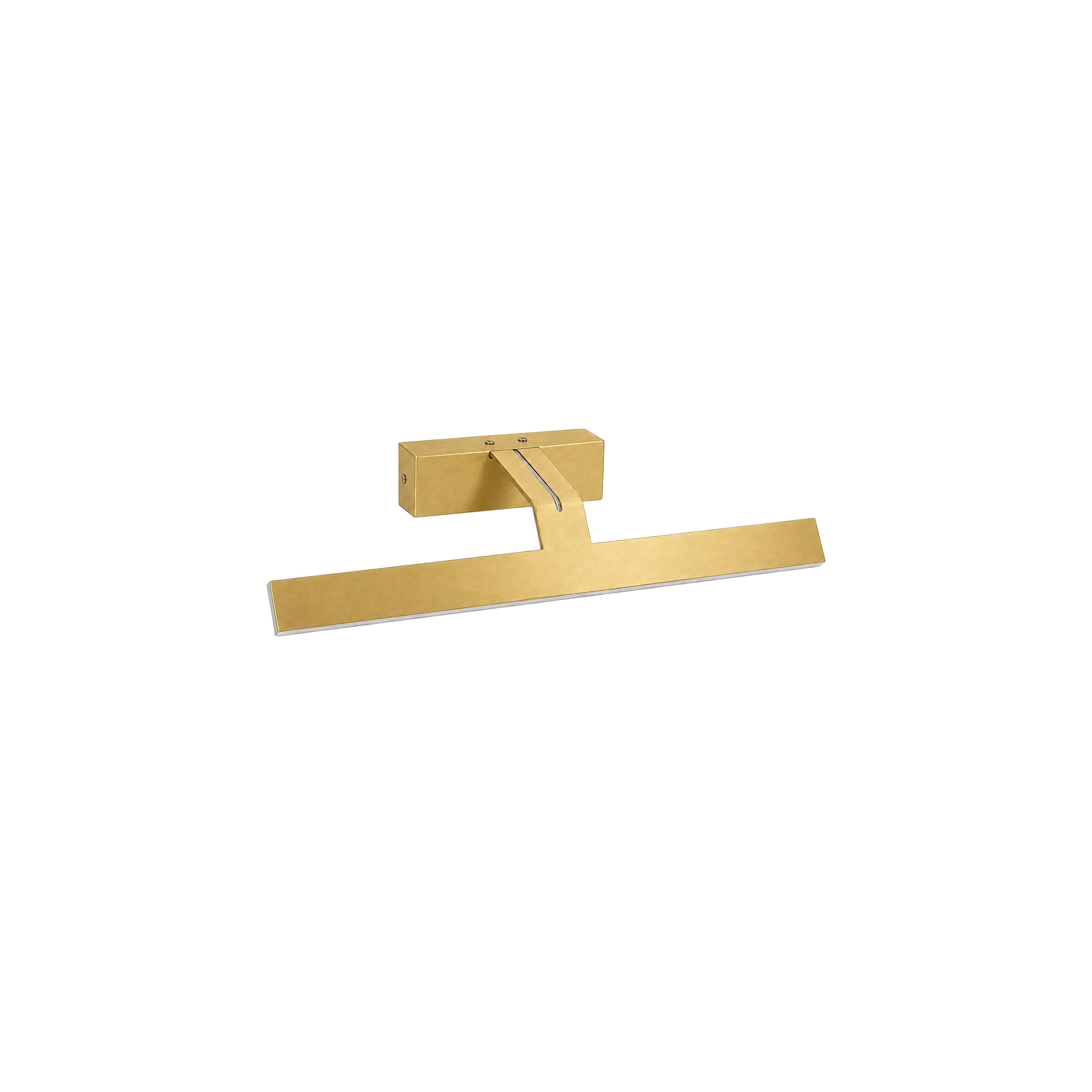 Bad LED-Wandleuchte SWE007-1W 43cm BRUSH GOLD