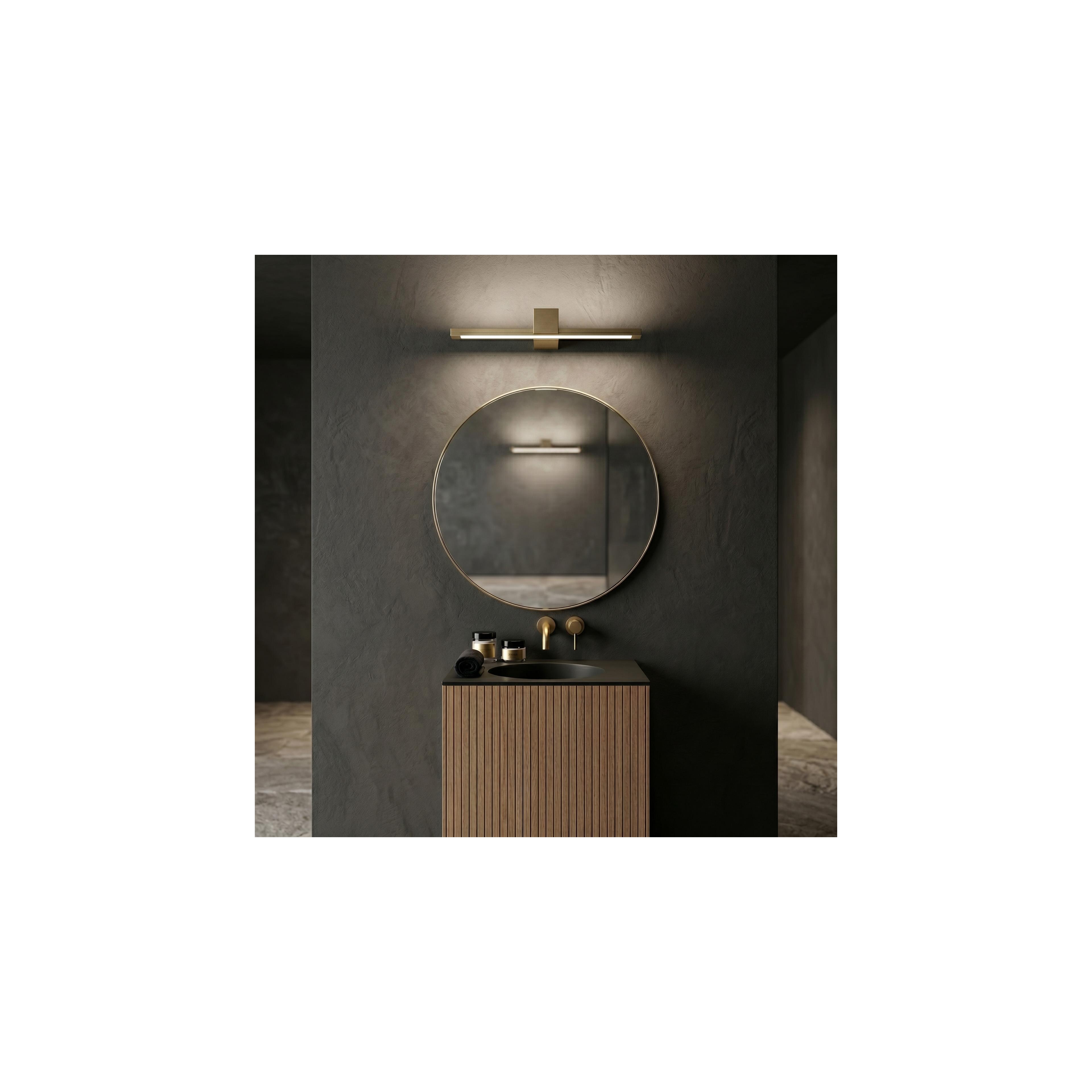 LED аплик за баня SWE047-1W 60cm GOLD BRUSH