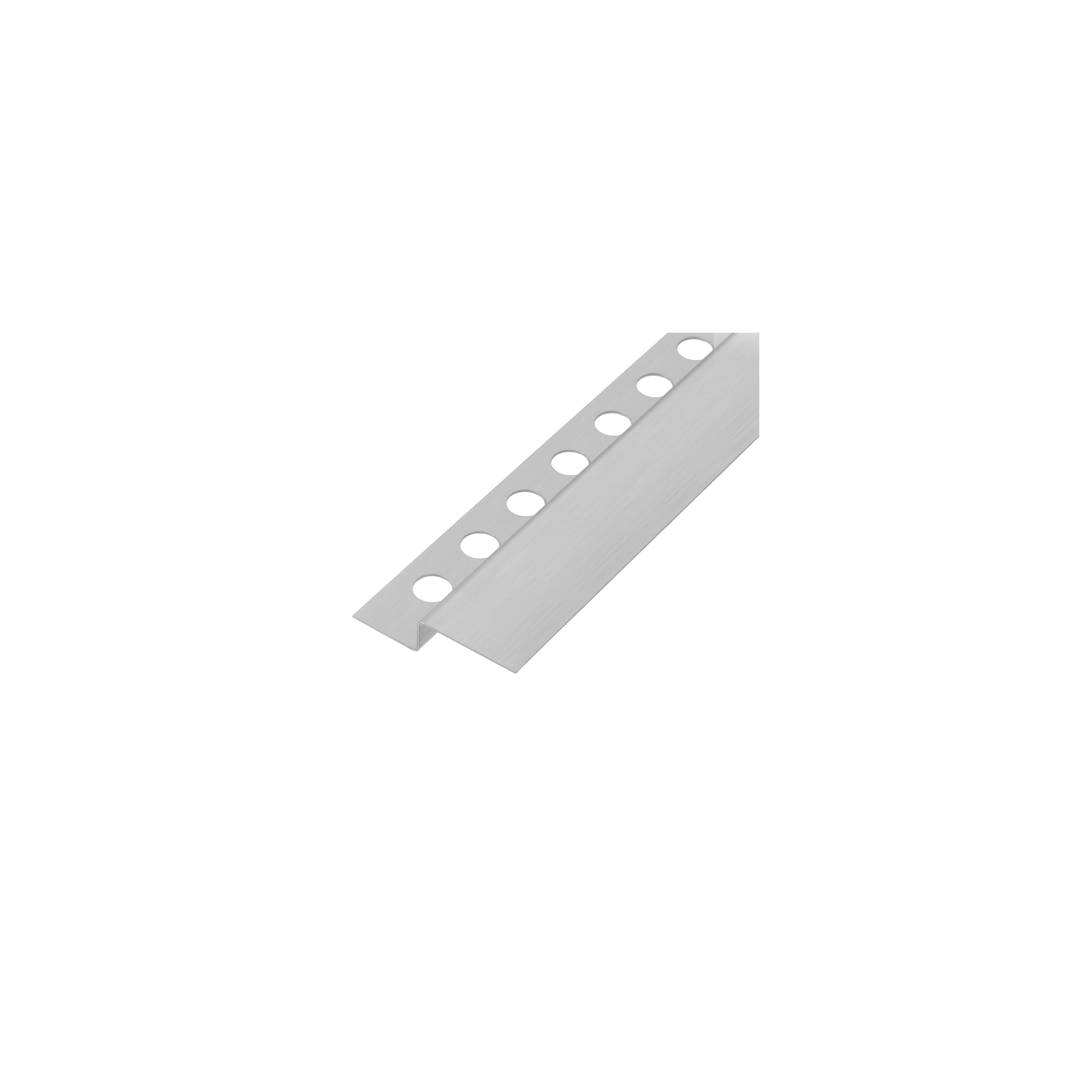 Vordere Duschwannenleiste 120cm Gebürstetes Nickel