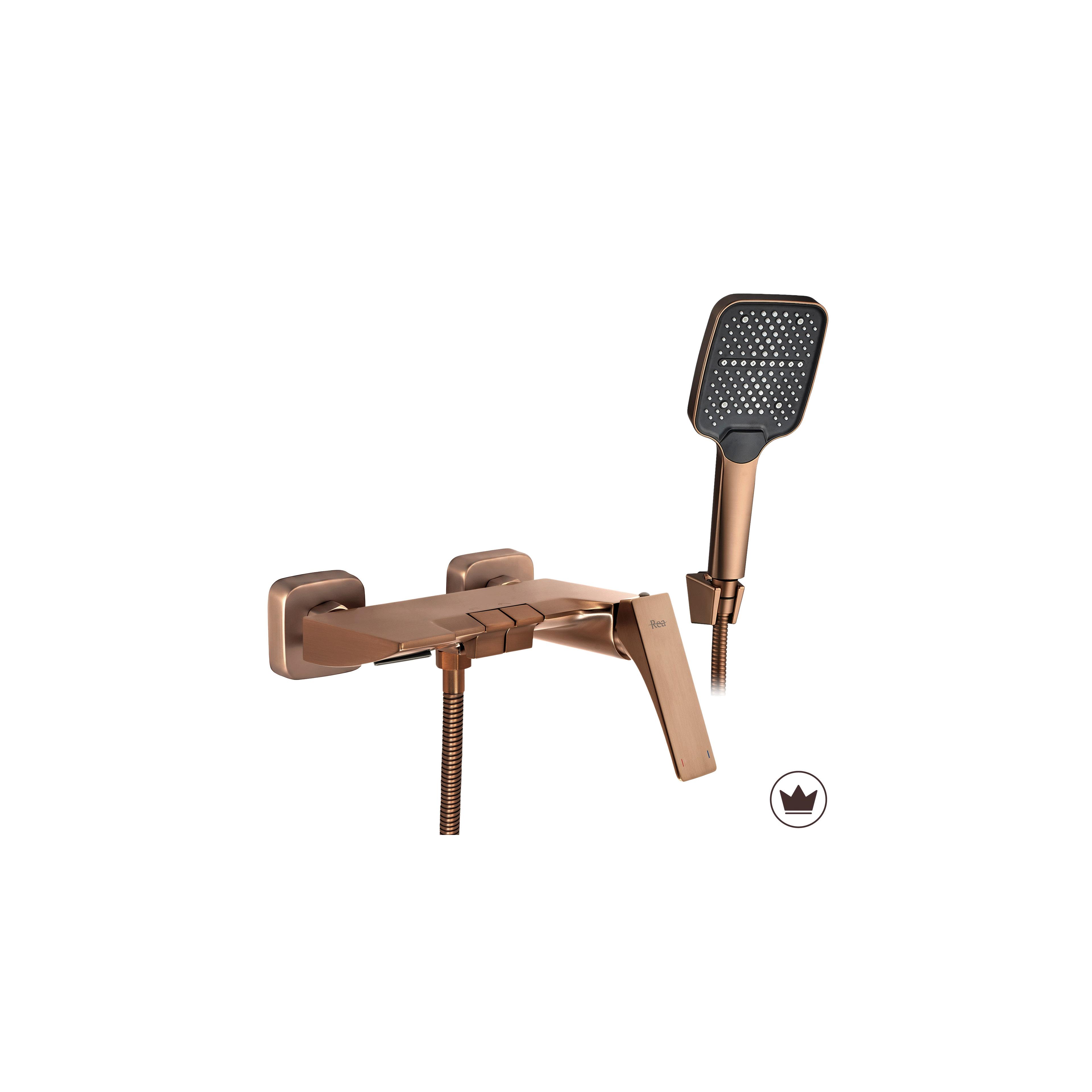 Wannenarmatur PREMIUM REA Joe Brush Copper