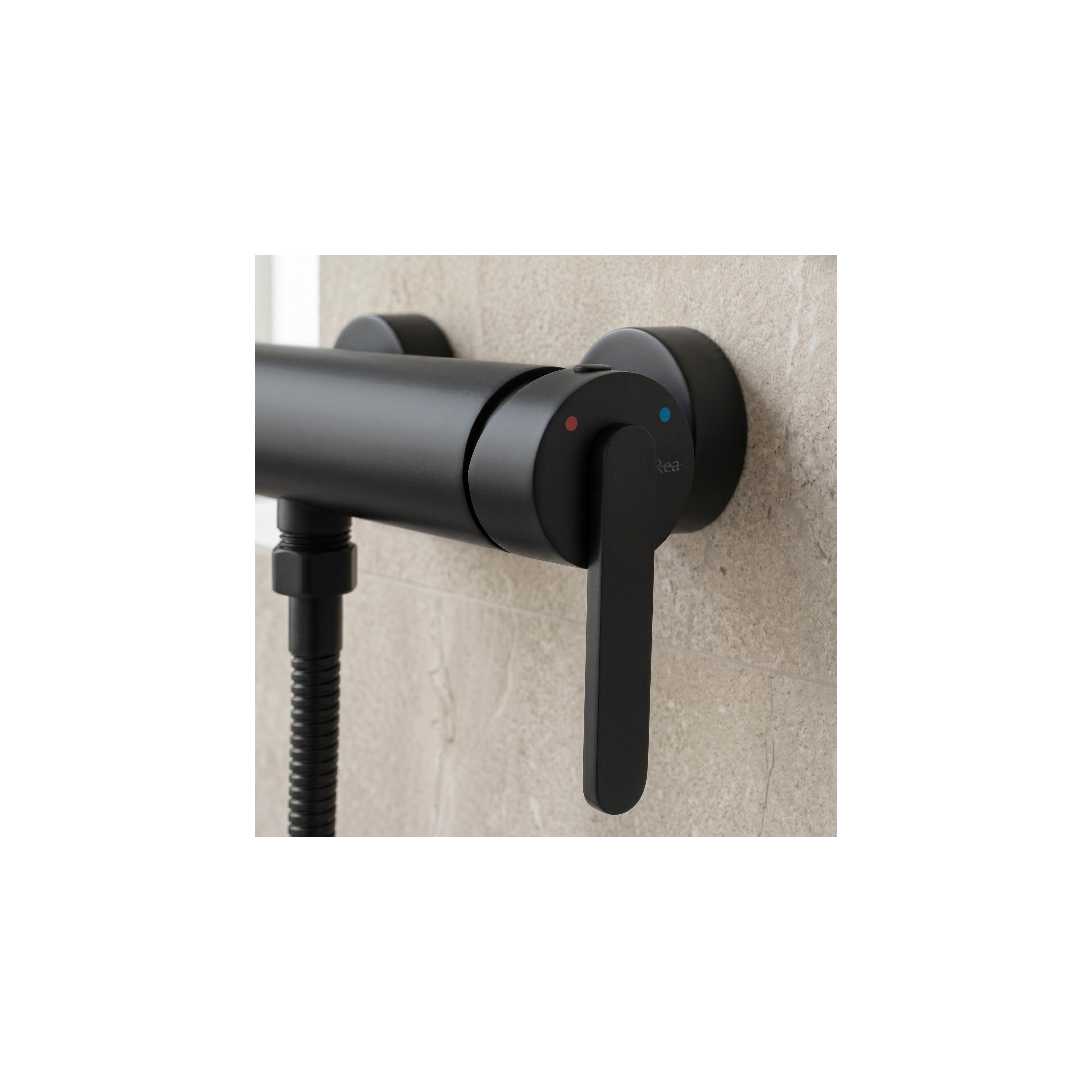 Badkarsblandare REA Ontario Side Black