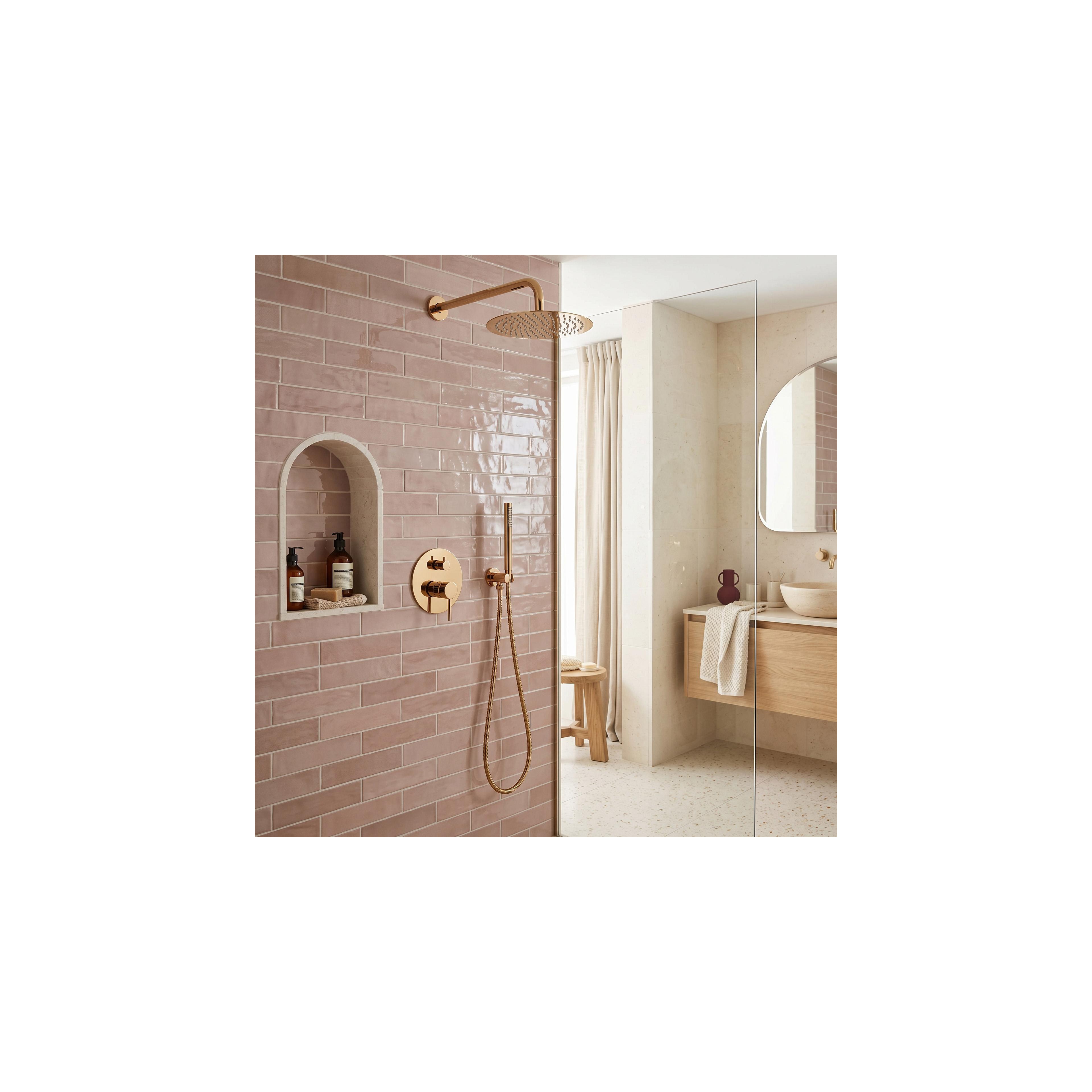 Rea Lungo Copper concealed installation shower set
