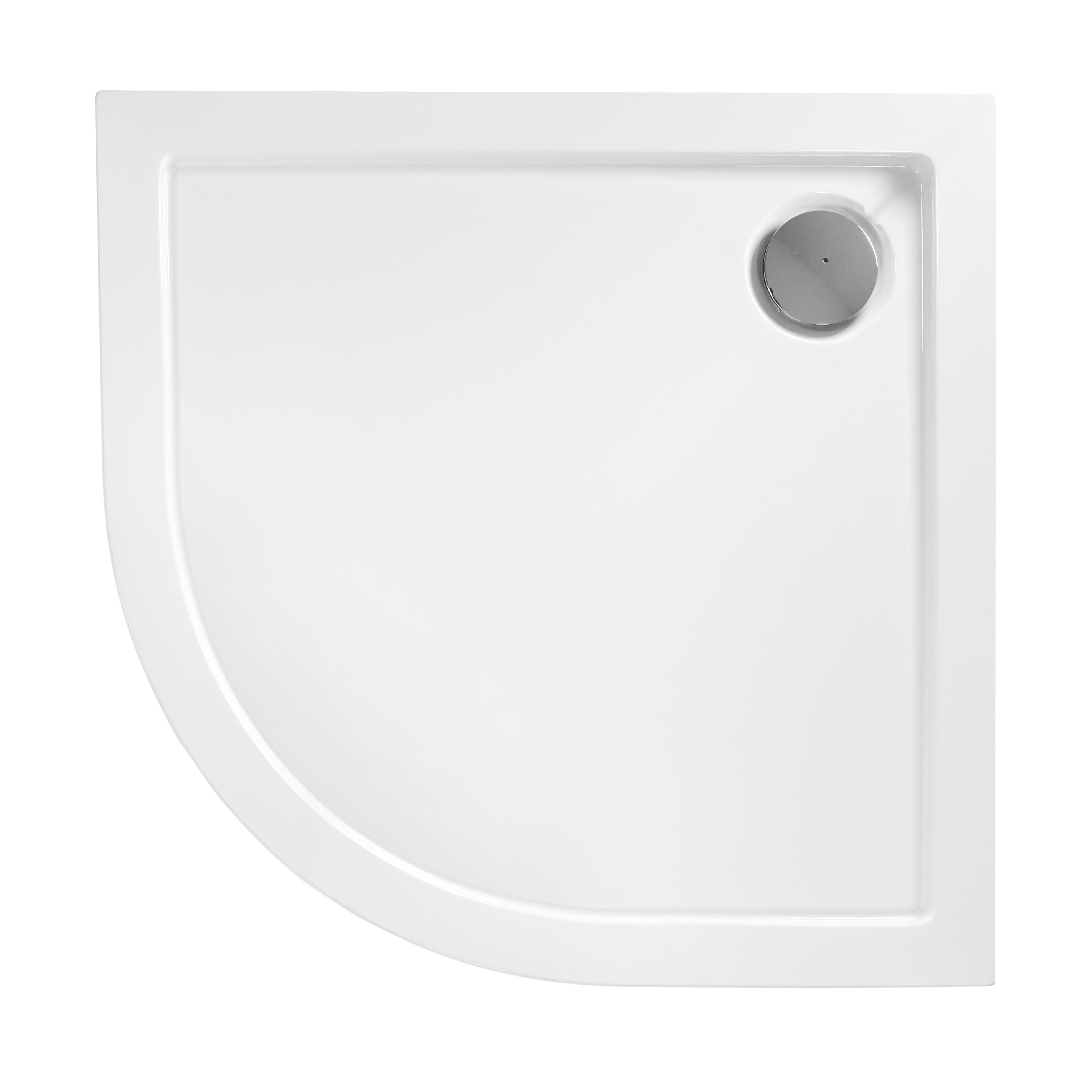 Duschkar Rea Look White 80x80