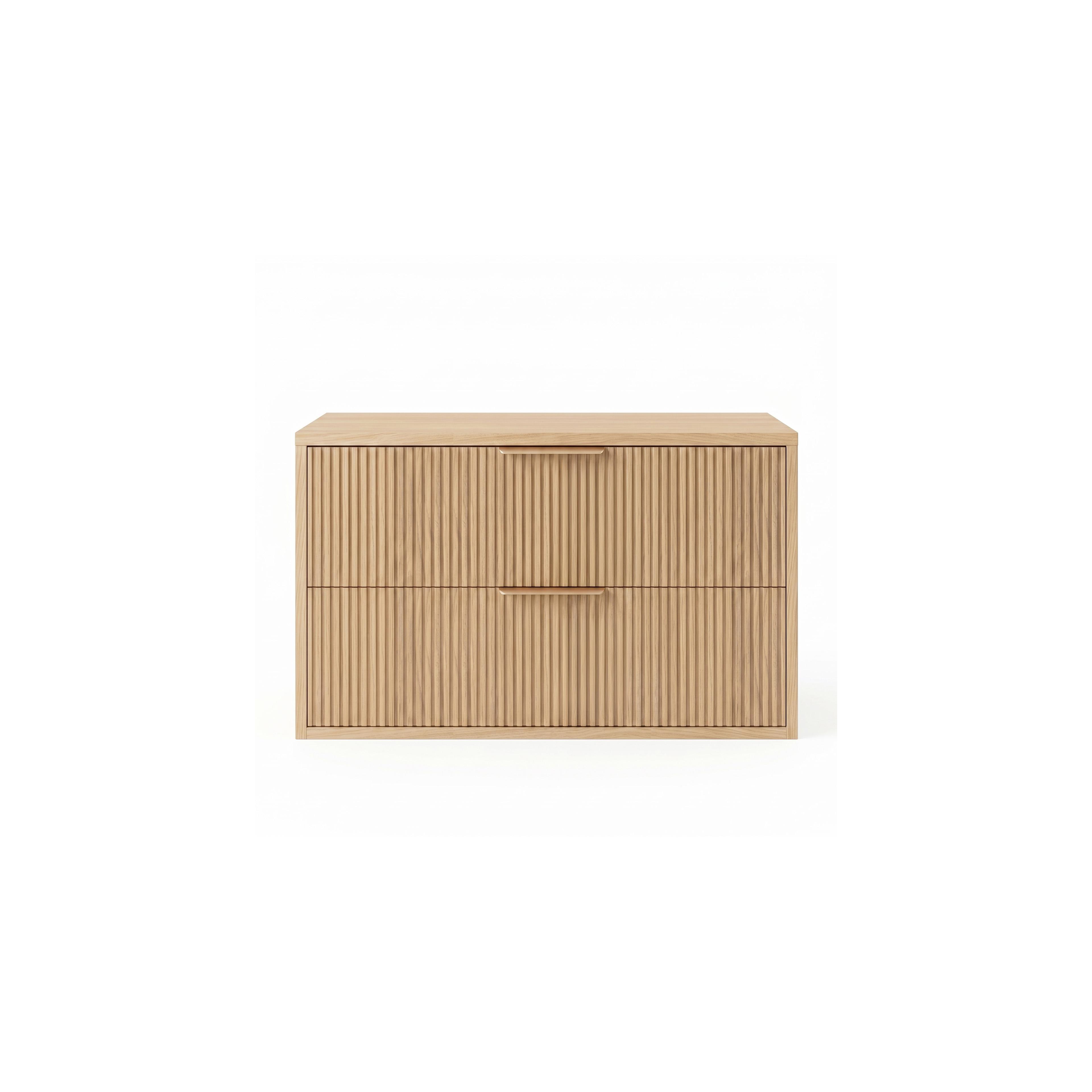 Waschtischunterschrank Rea Mono 80cm Beige