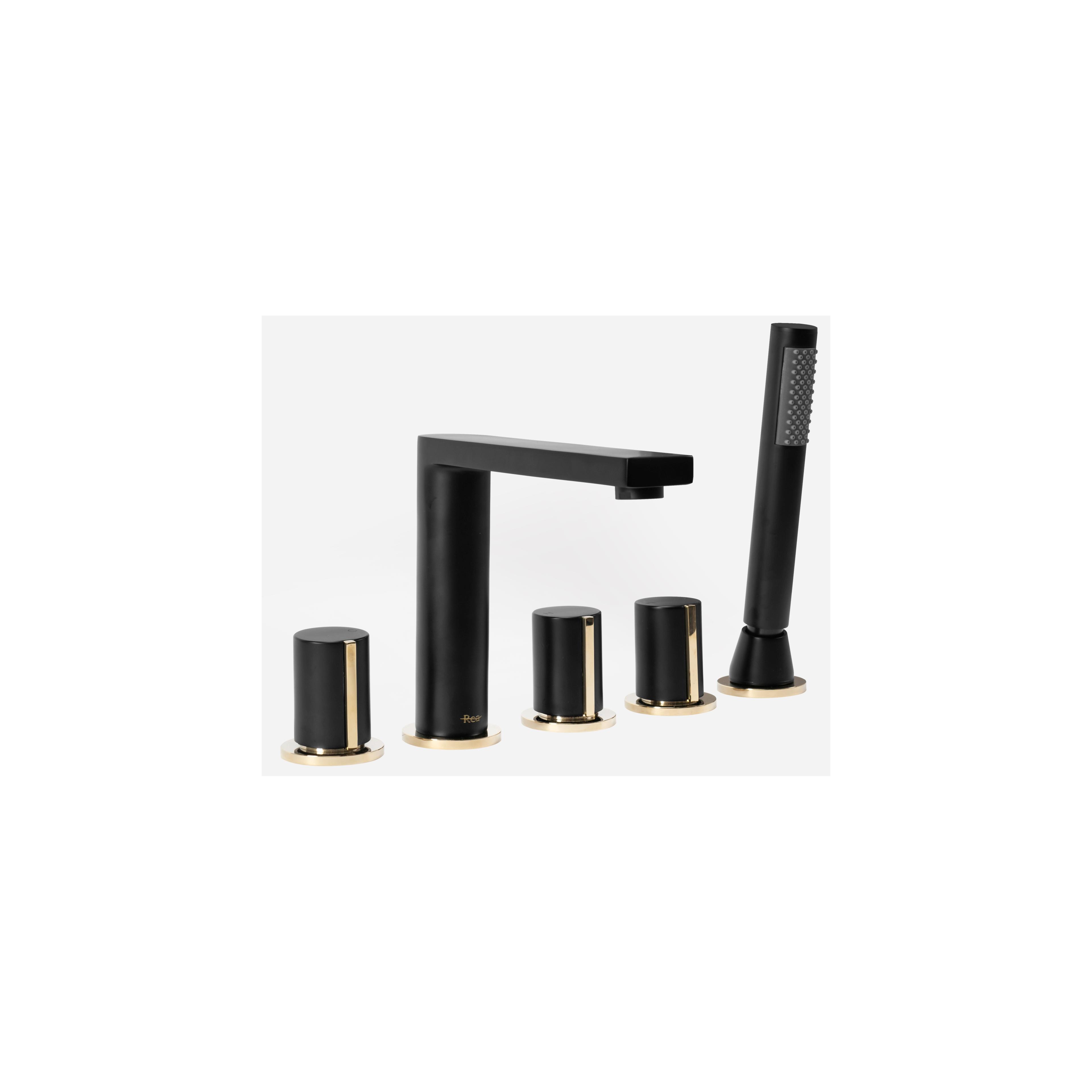 Wannenarmatur Rea ICON Black Matt