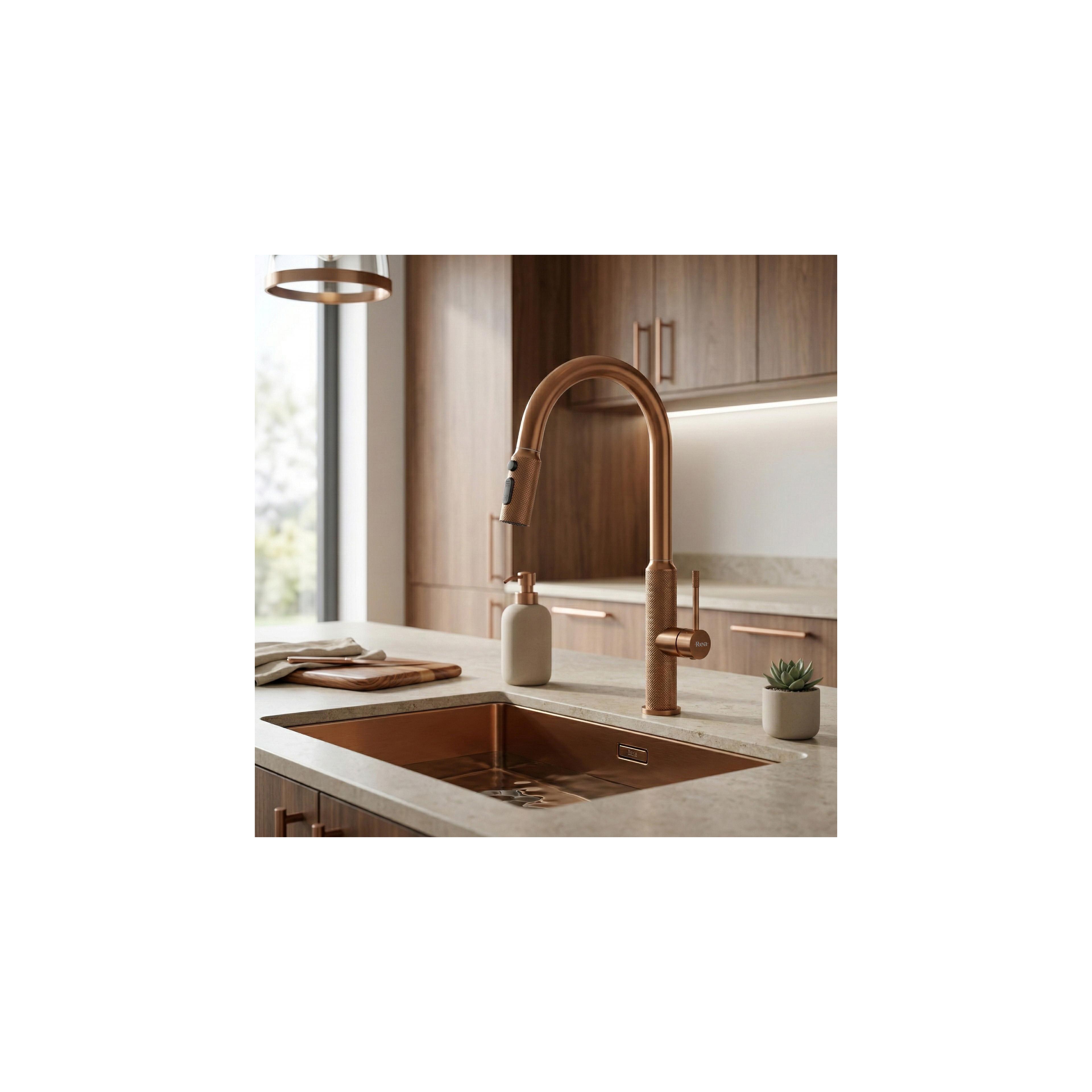 Küchearmatur Rea Master Brush Copper