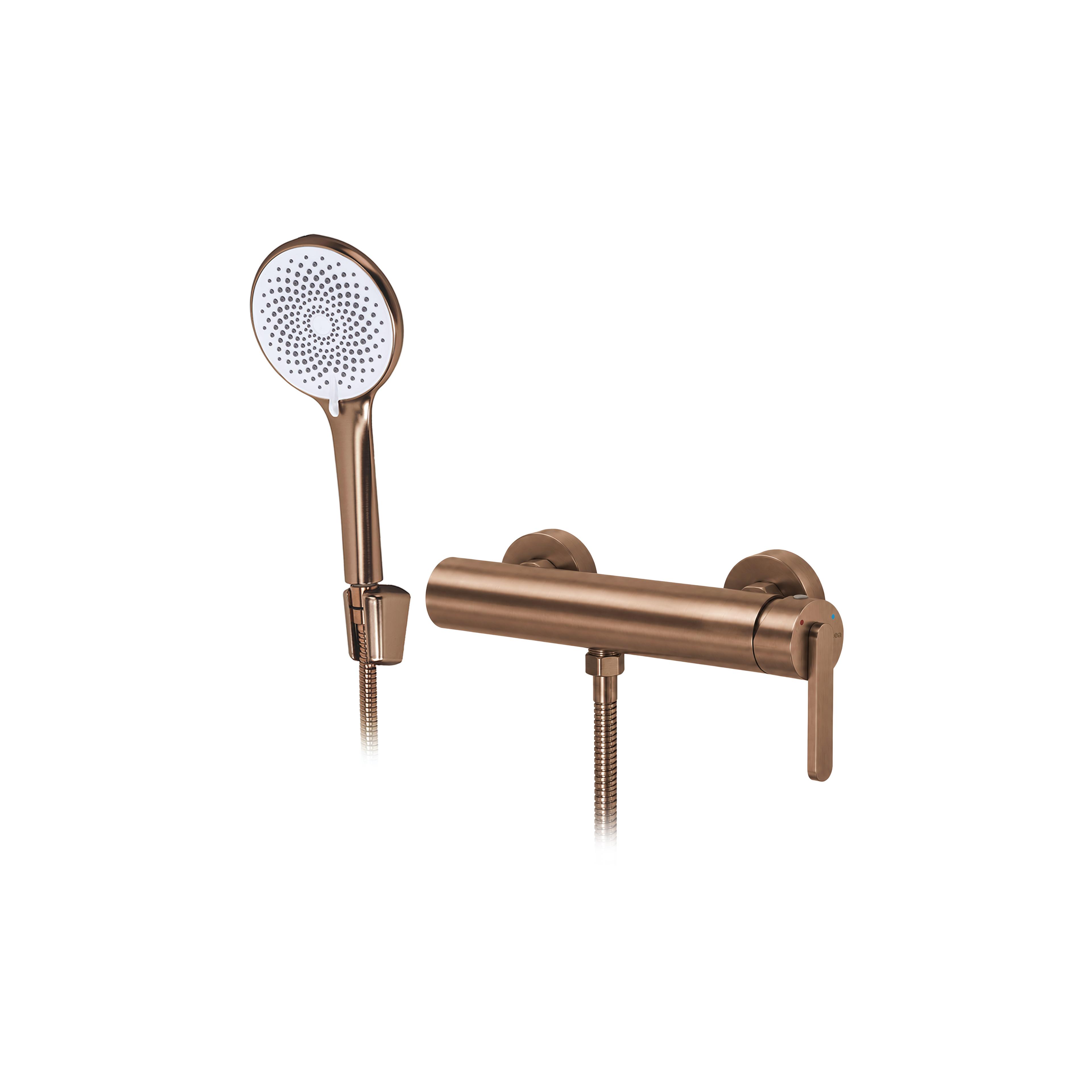 Wannenarmatur REA Ontario Side Brush Copper