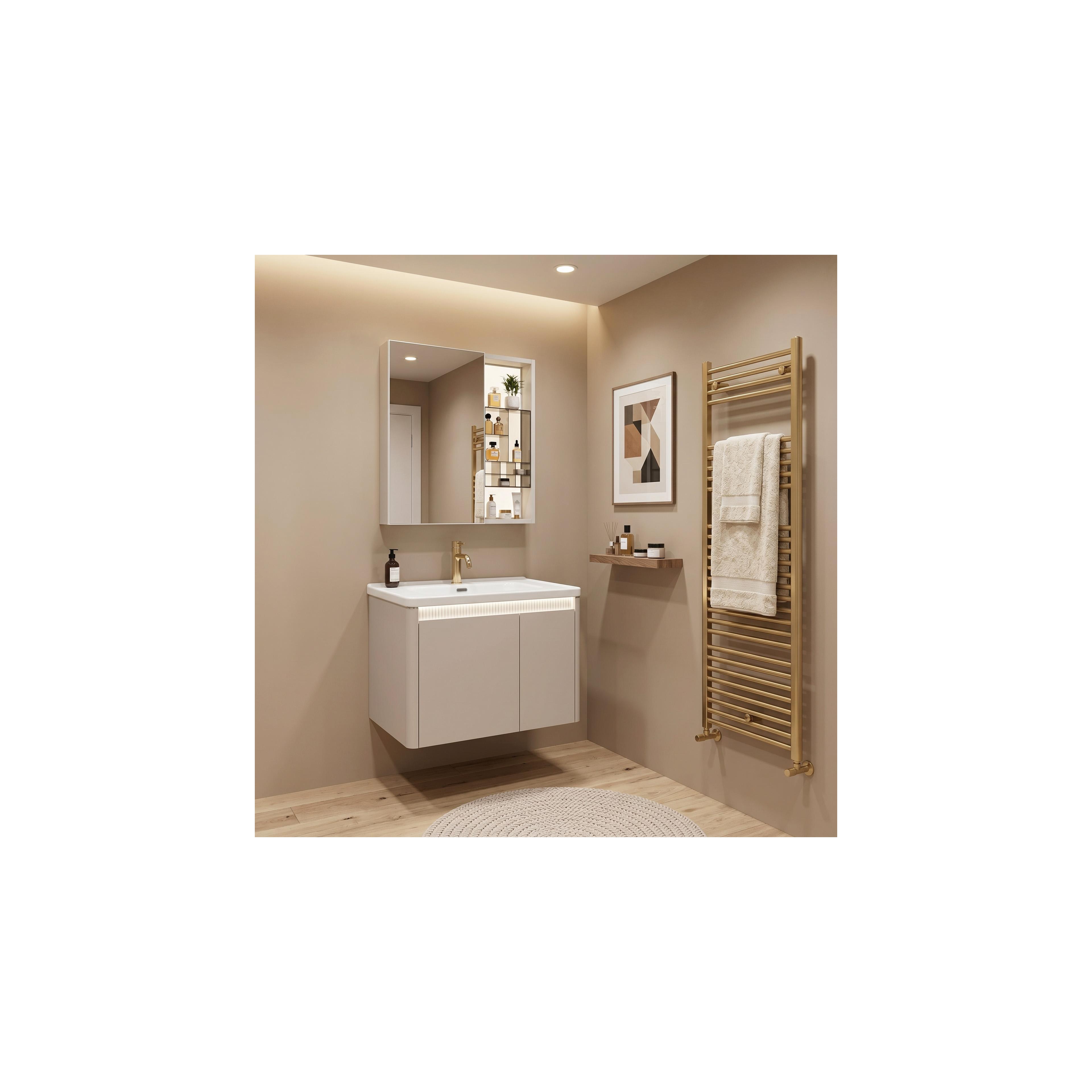 Set kupaonskog namještaja s umivaonikom DE07-60 Beige 60CM