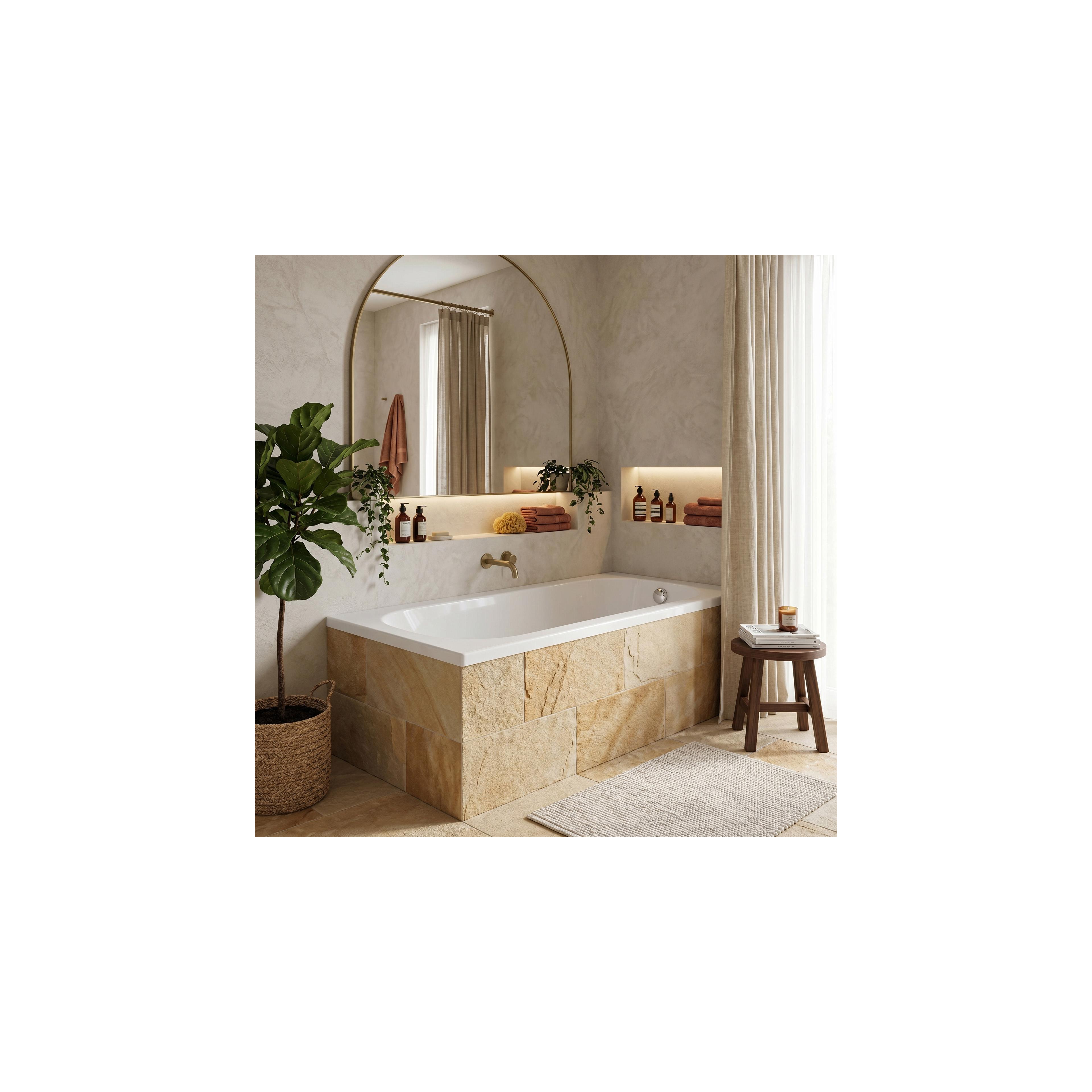 Acryl-Einbaubadewanne Rea Gloria 150