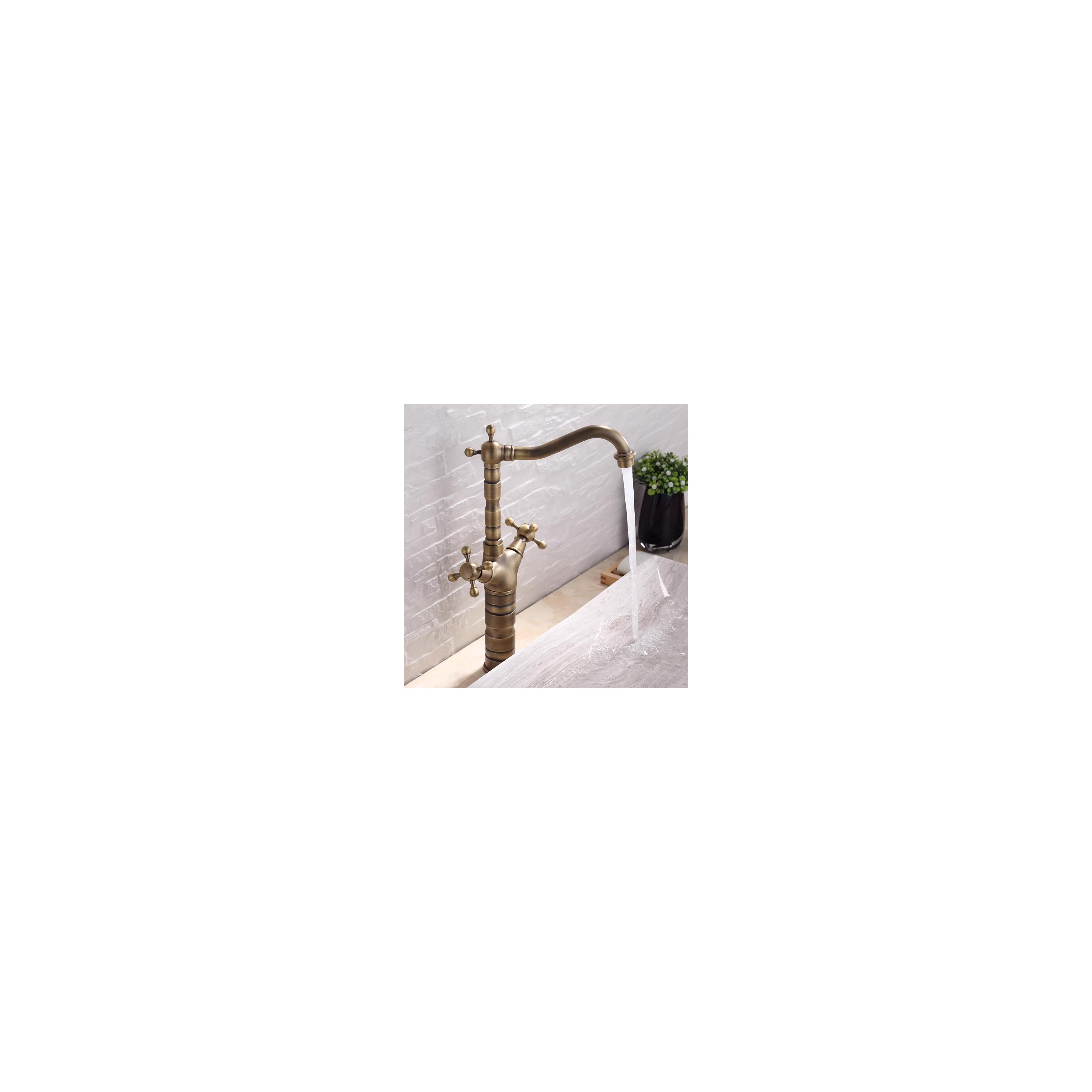 Waschbeckenarmatur Rea Rustico antique gold