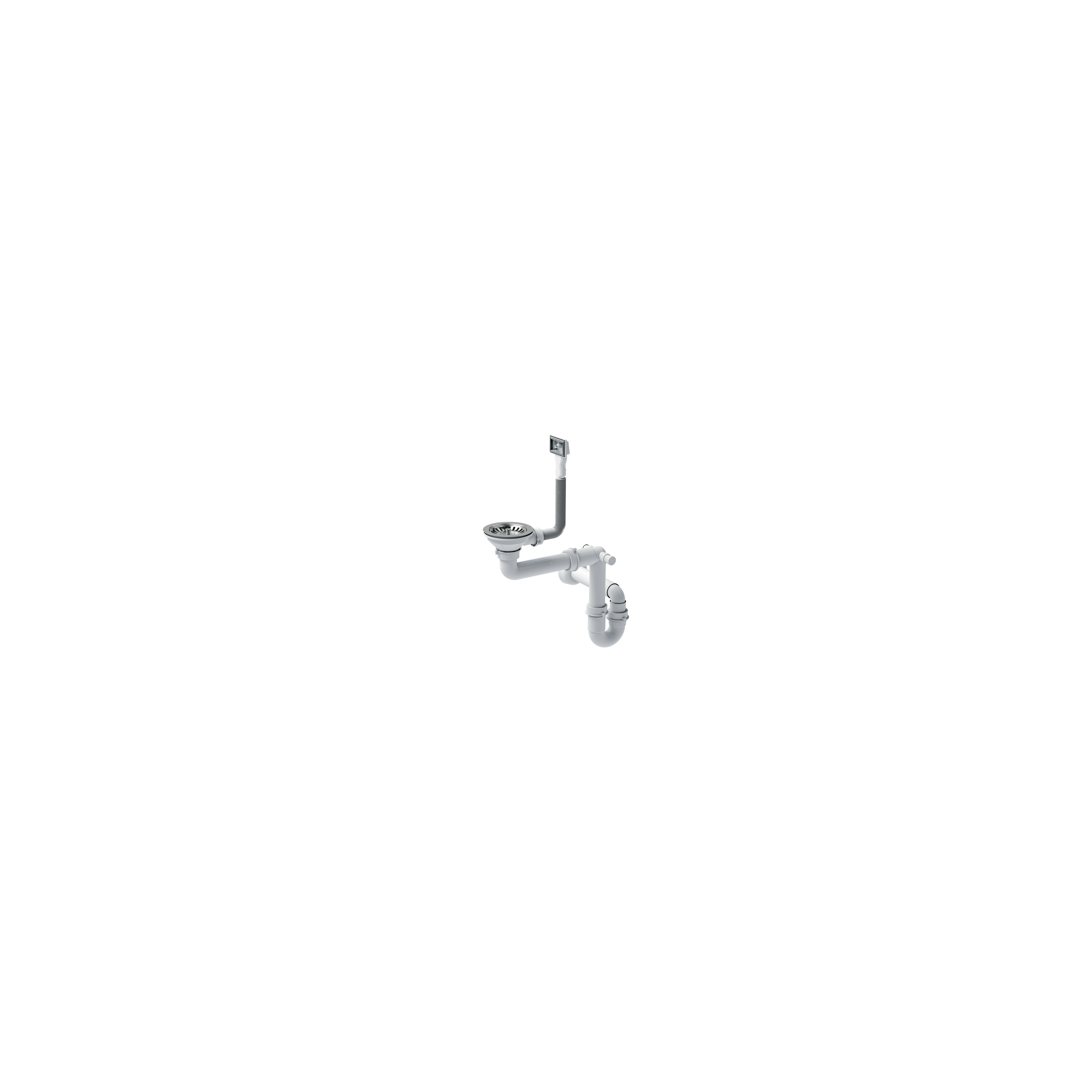 Tērauda izlietne RUSSEL 90 BRUSH NICKEL