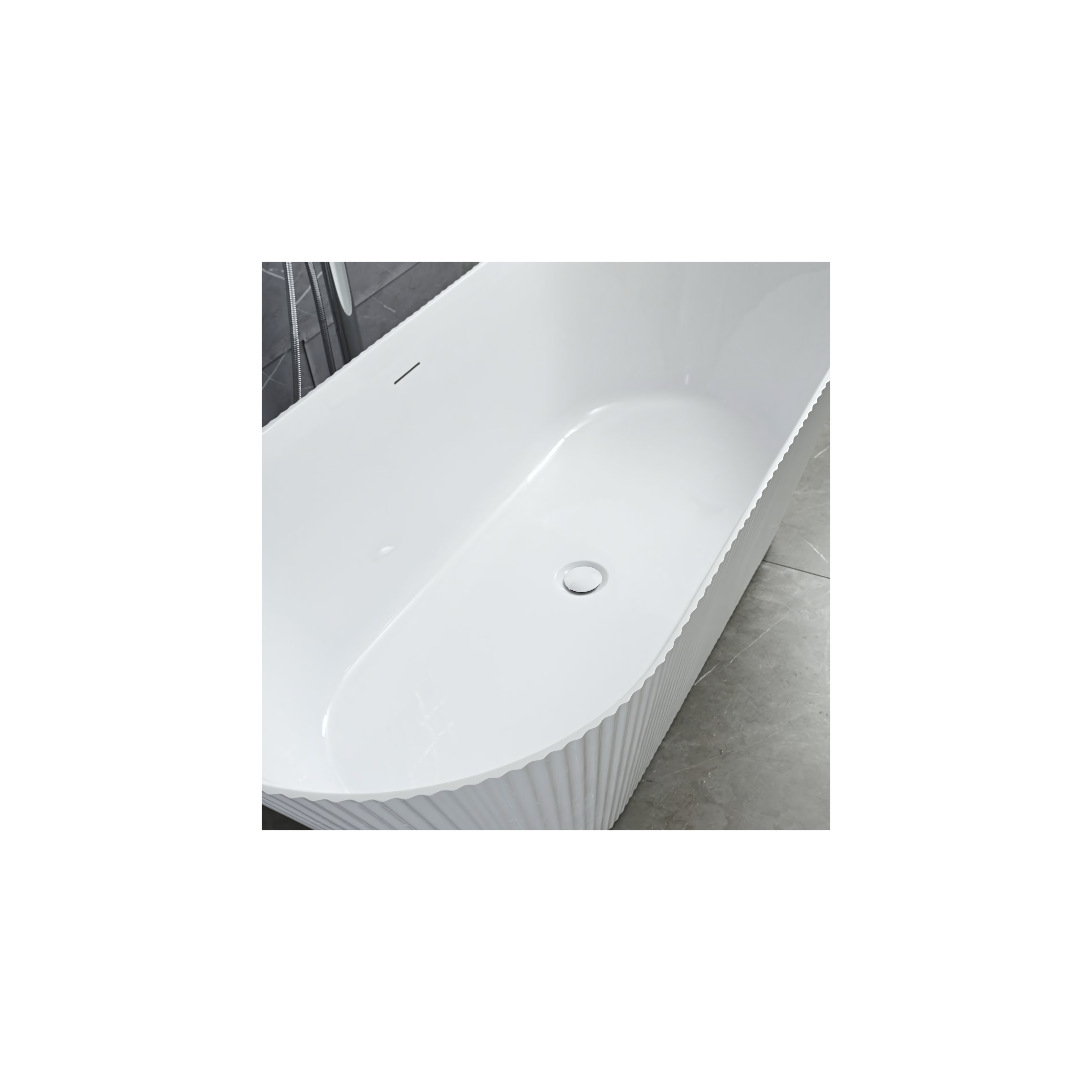 Baignoire autoportante en acrylique OFELIA 170
