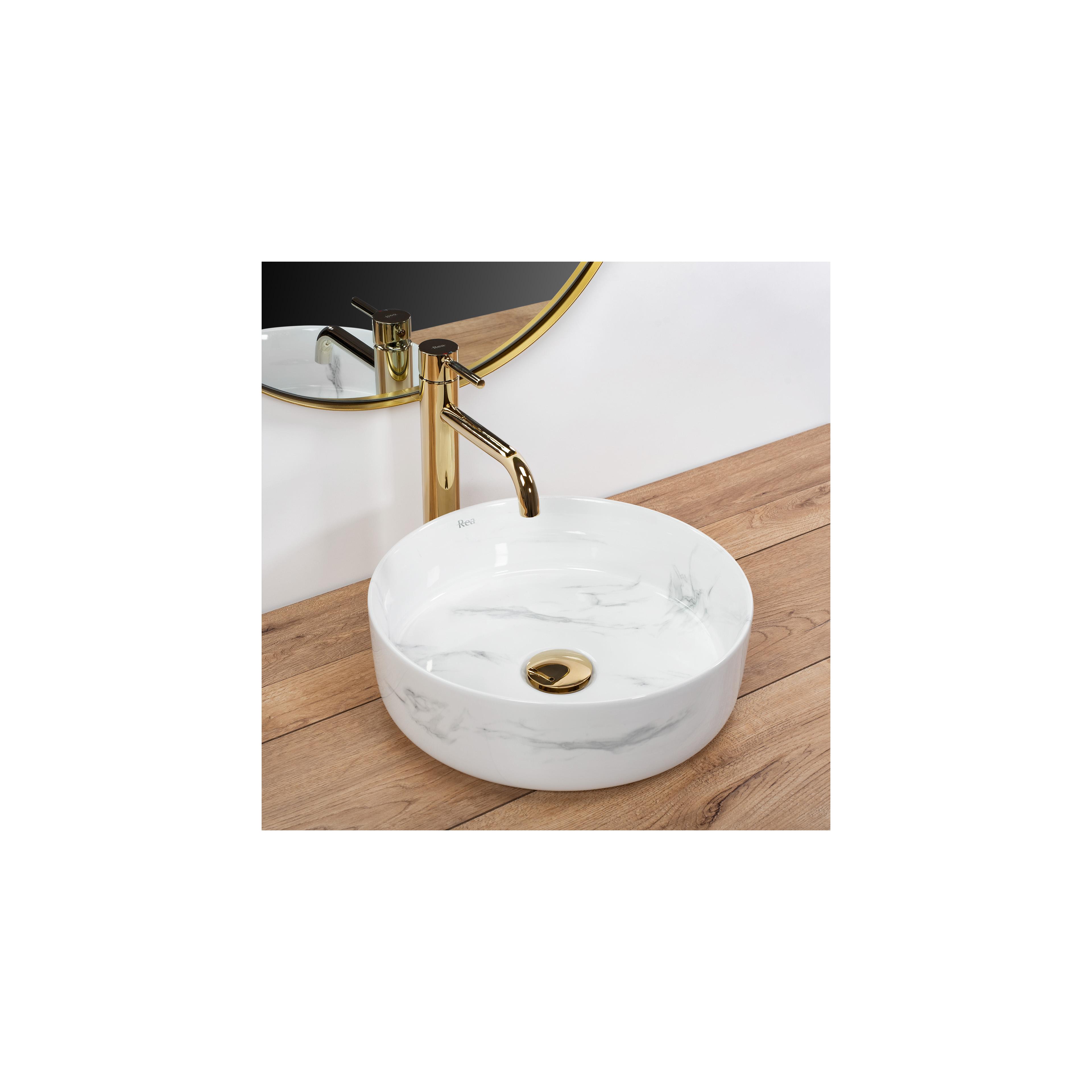 Aufsatzwaschbecken Rea Sami Nature Marble