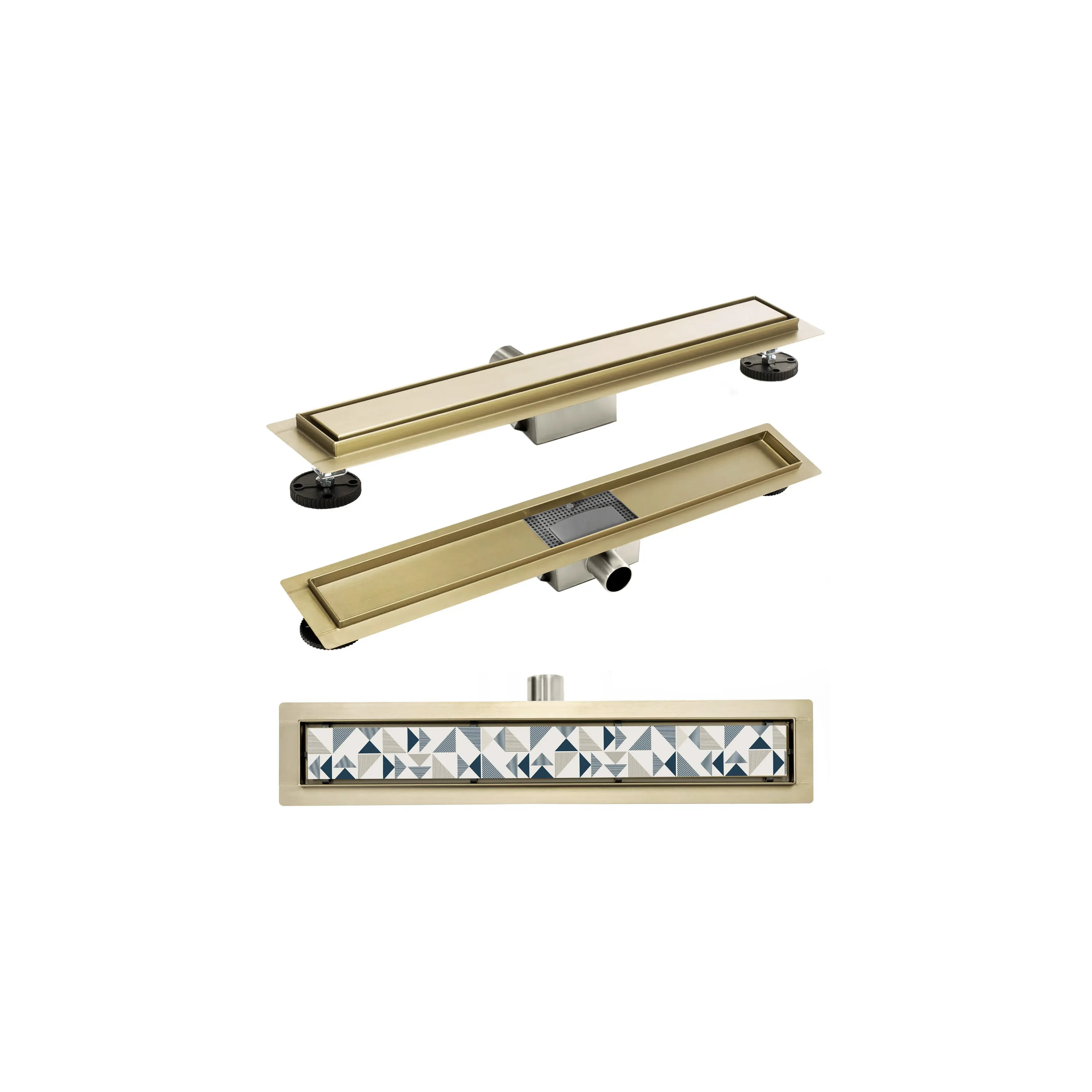 Duschrinne Rea Pure Neo Gold 80