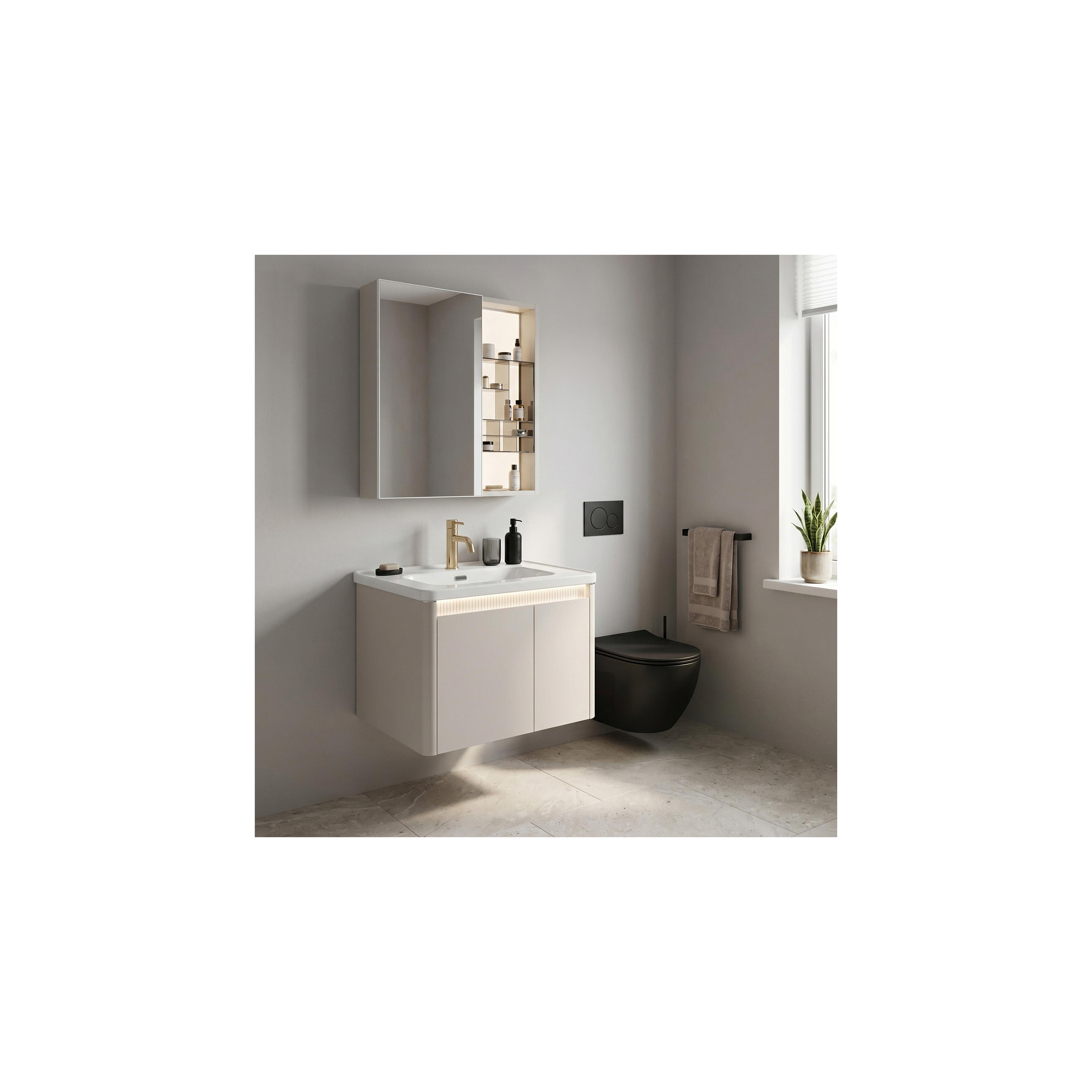 Set kupaonskog namještaja s umivaonikom DE07-60 Beige 60CM