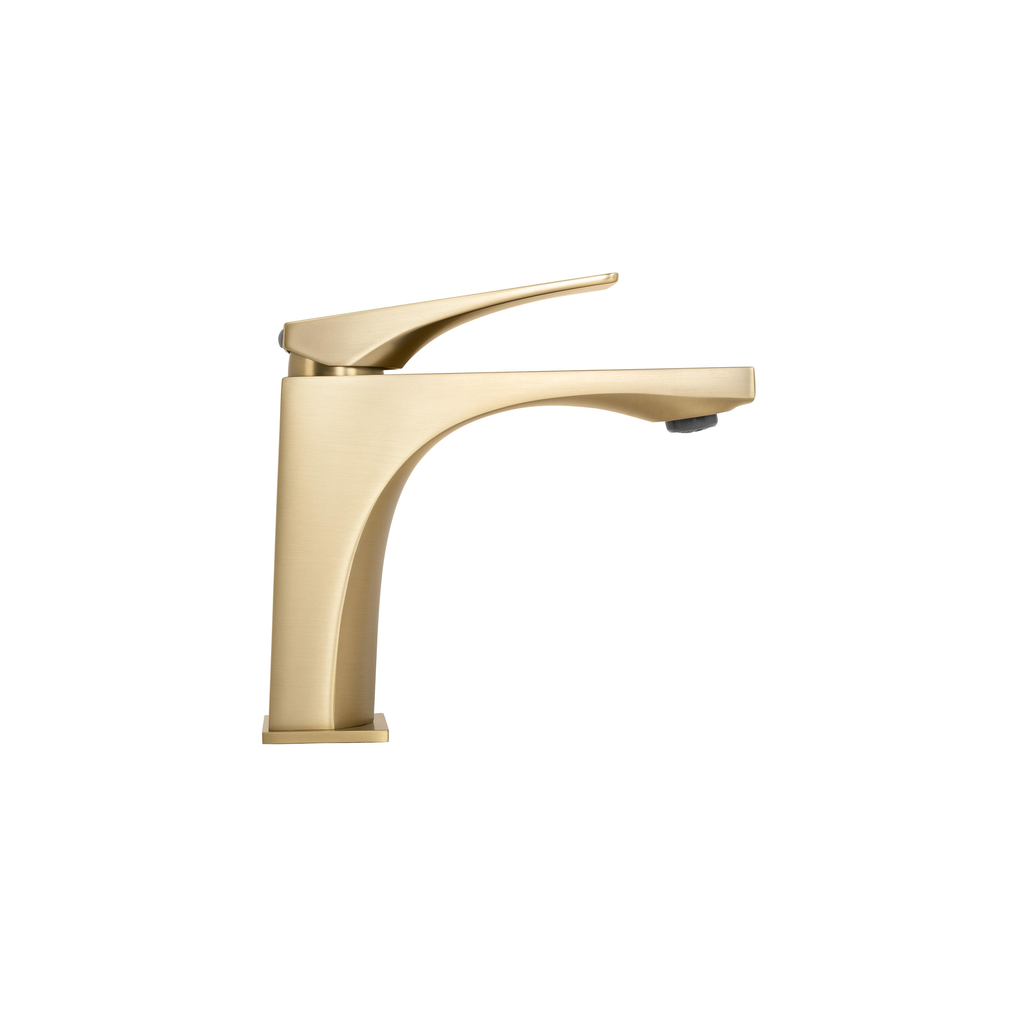 Bathroom faucet PREMIUM Rea Joe Brush Gold low